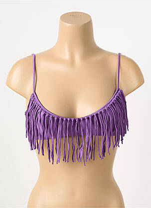Maudymosi viršūnė viršutinė juostelė viršutinė juostelė violetinis BRAZILIAN BIKINI SHOP moteris