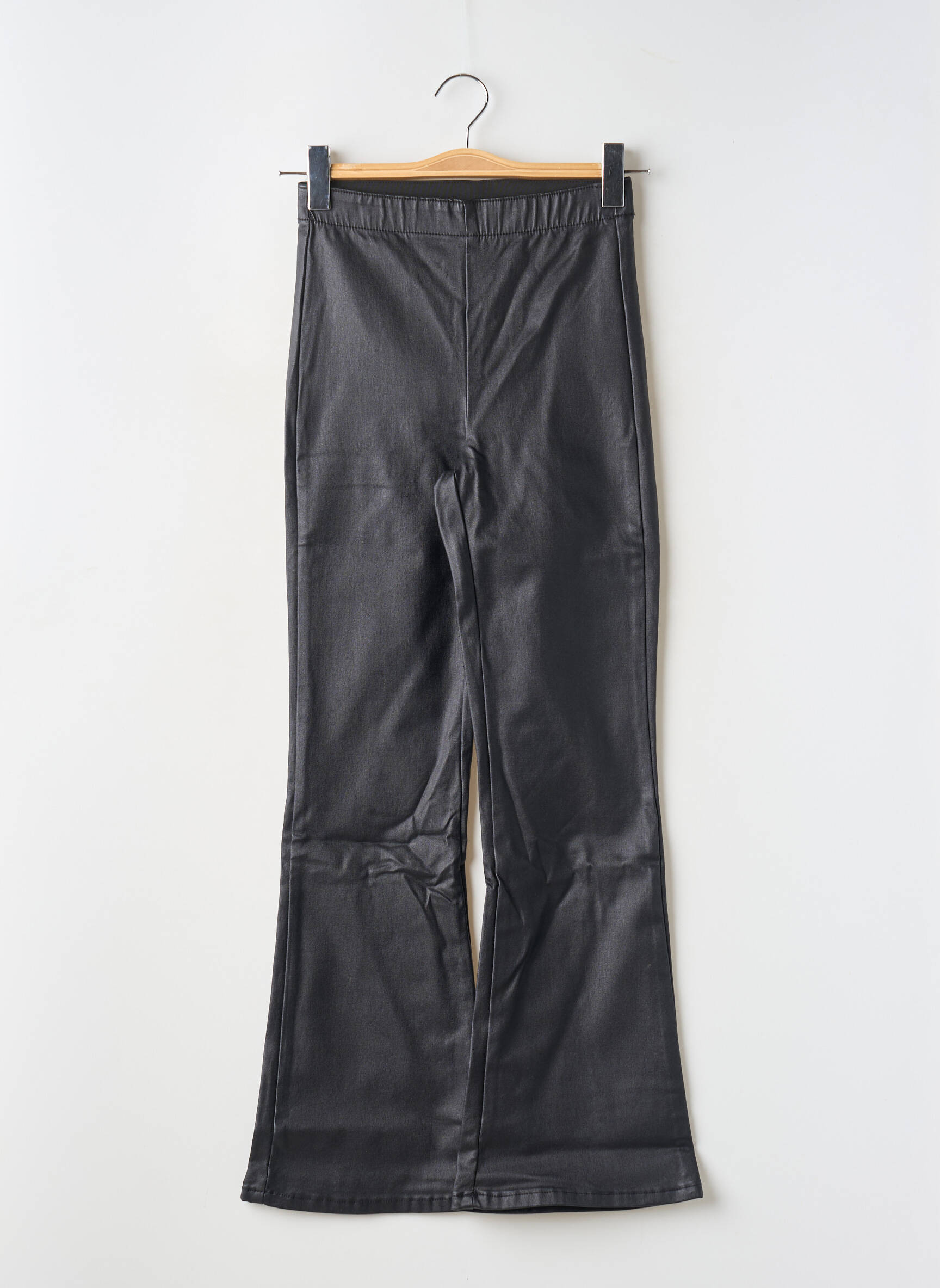 Jegging dengtas audinys aukšta talija juodas CREAM moteris