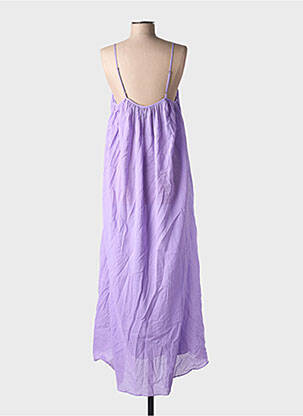 Ilga suknelė be rankų be rankų violetinis LOVE STORIES moteris