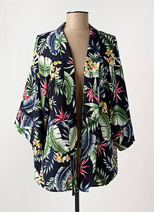 Kimono striukė col v mėlyna SMASHED LEMON moteris