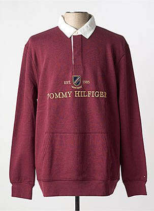 Mikroskopas ilgos rankovės ilgos rankovės raudona TOMMY HILFIGER vyras