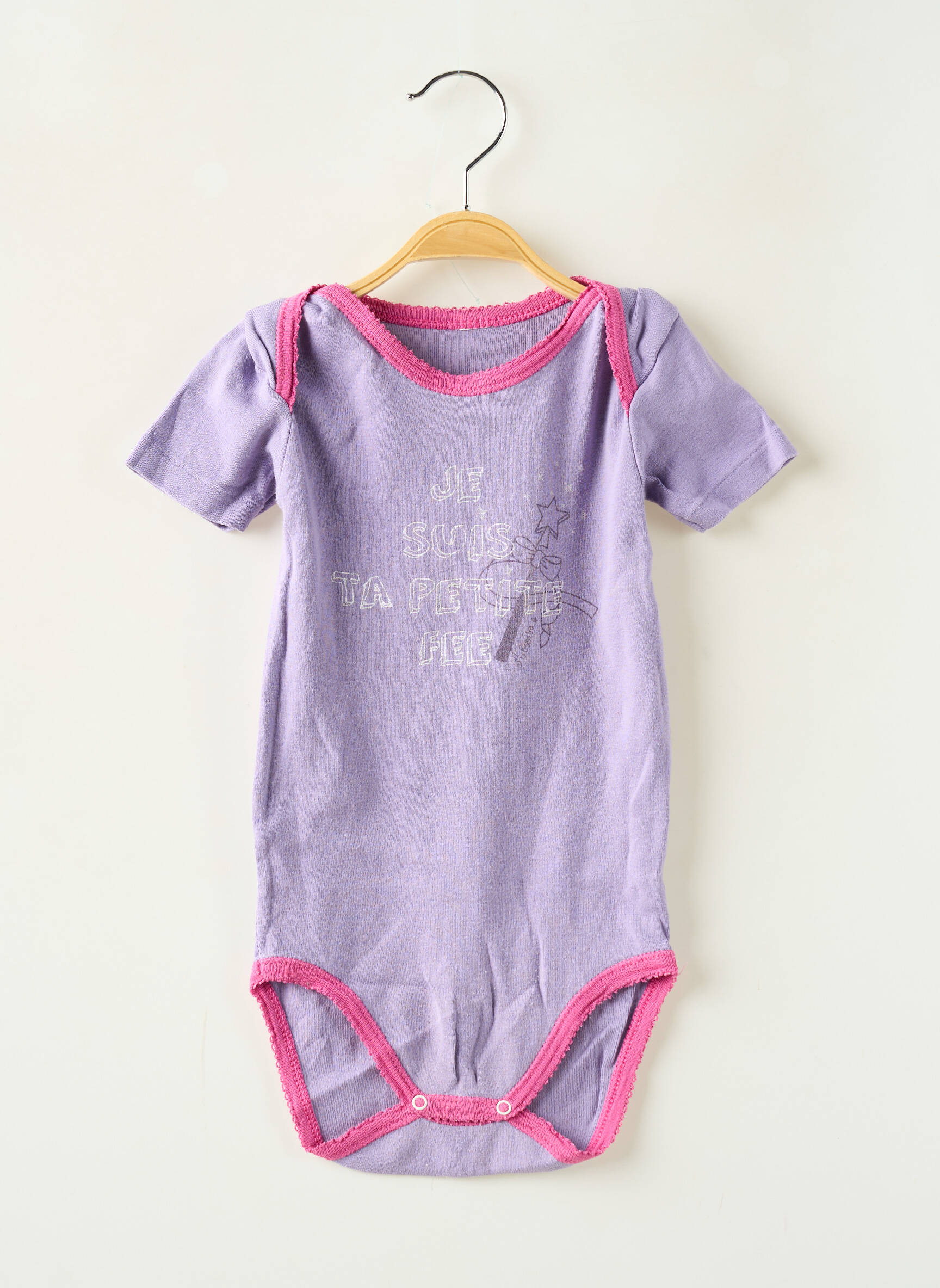 Kūno apatiniai floqué serigrafija violetinis SANS MARQUE mergina