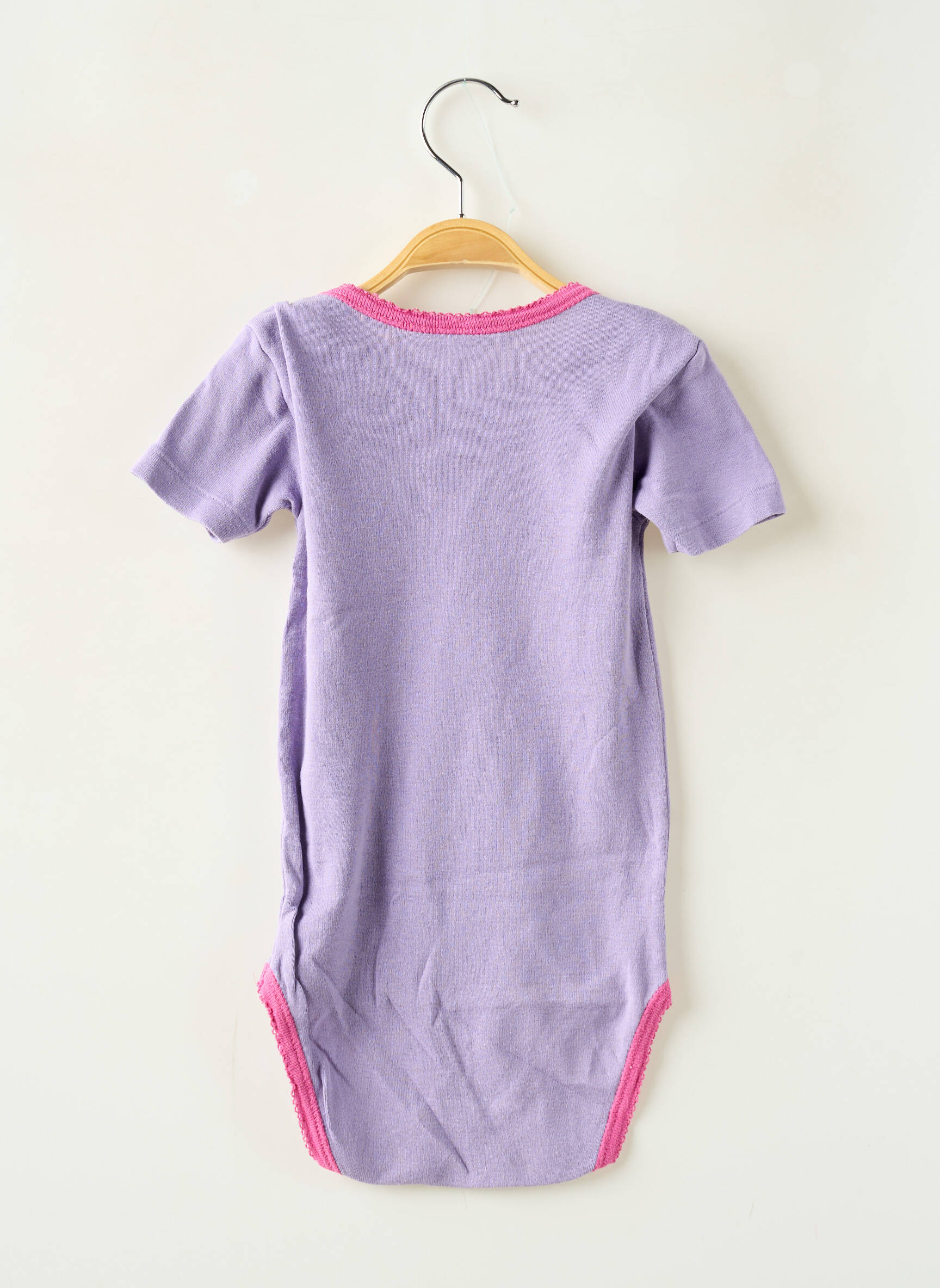 Kūno apatiniai floqué serigrafija violetinis SANS MARQUE mergina