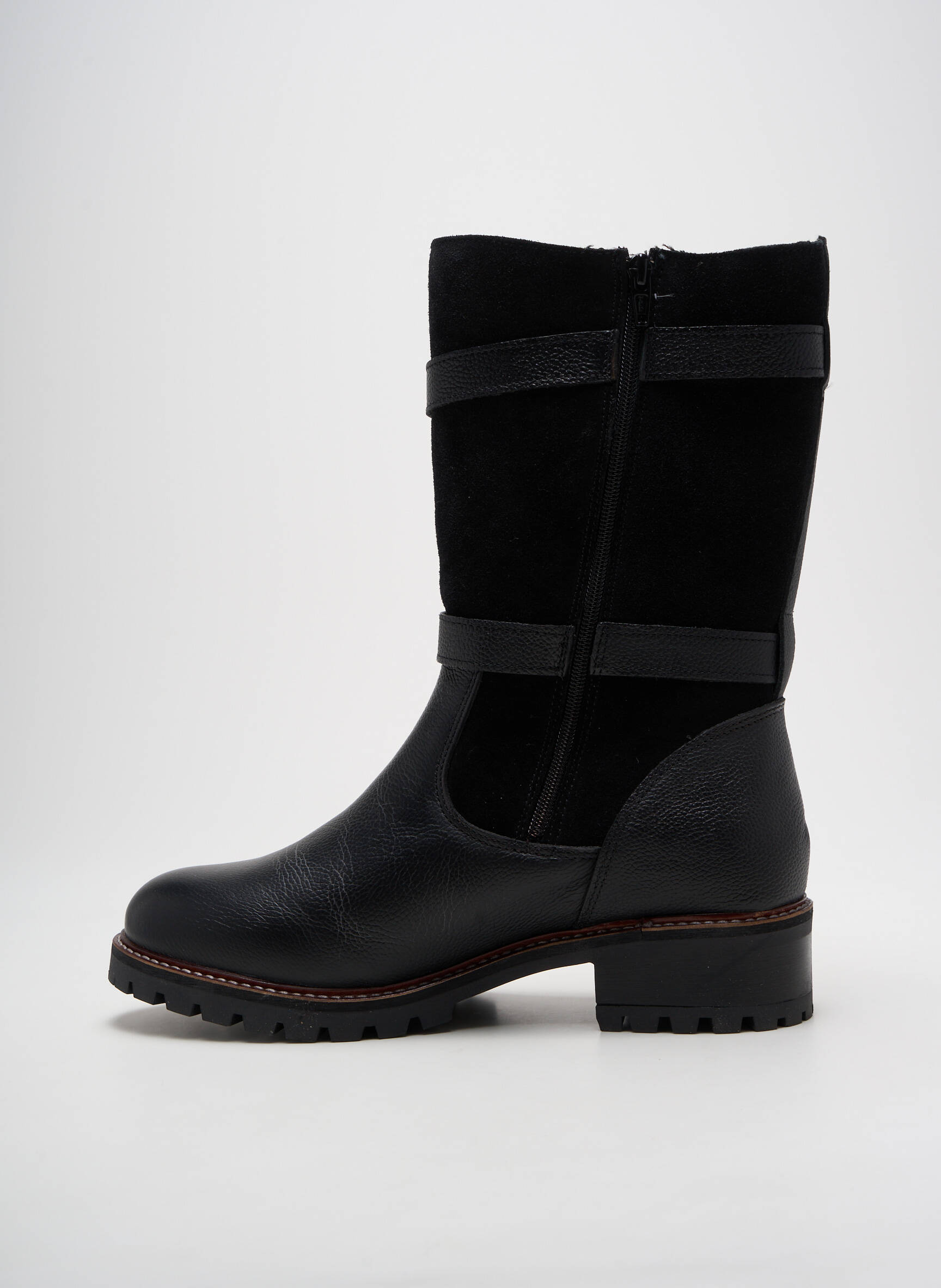Batai/botai pamušalas kulnas nuo 4 iki 6 cm juodas HOOPER SHOES moteris