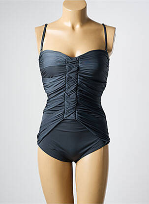 Vienos dalies maudymosi kostiumas viršutinė juostelė viršutinė juostelė pilka GOTTEX moteris