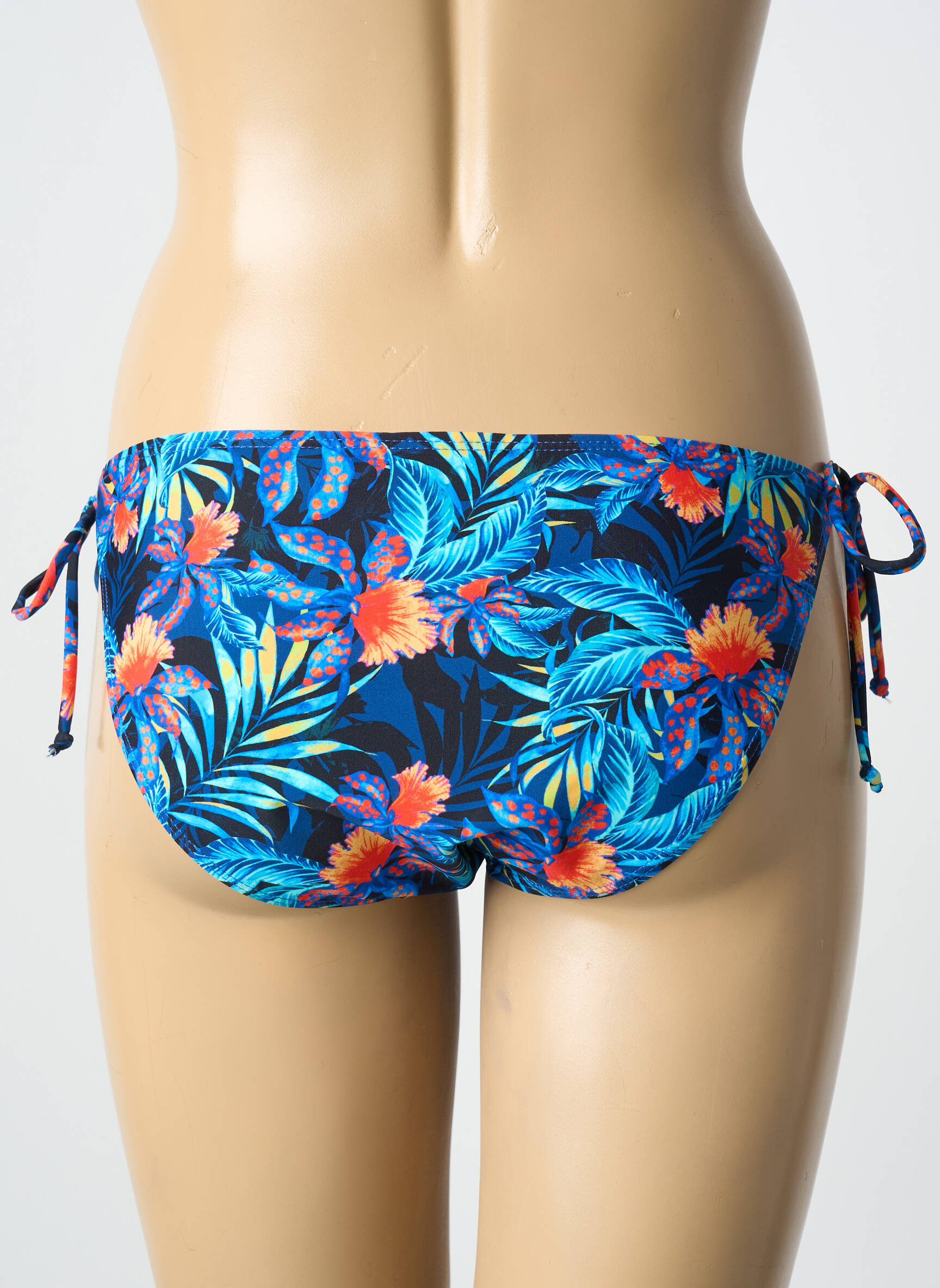 Maudymosi kelnaitės tiesioginis dažymas spausdinimas bikini mėlyna SUN PROJECT moteris