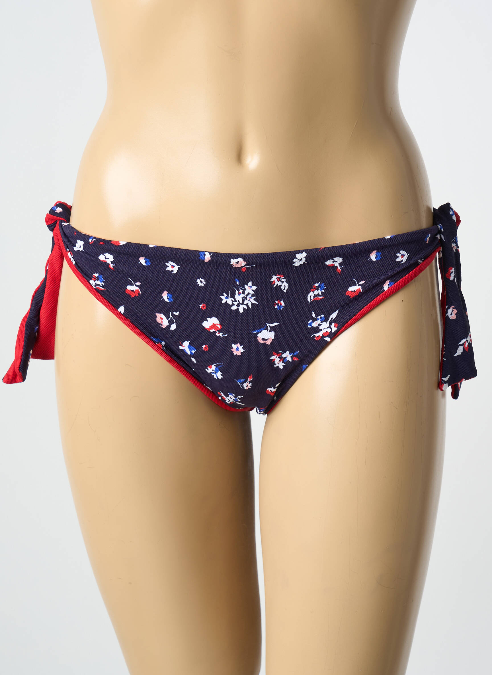 Maudymosi kelnaitės gėlių raštas bikini mėlyna YSABEL MORA moteris