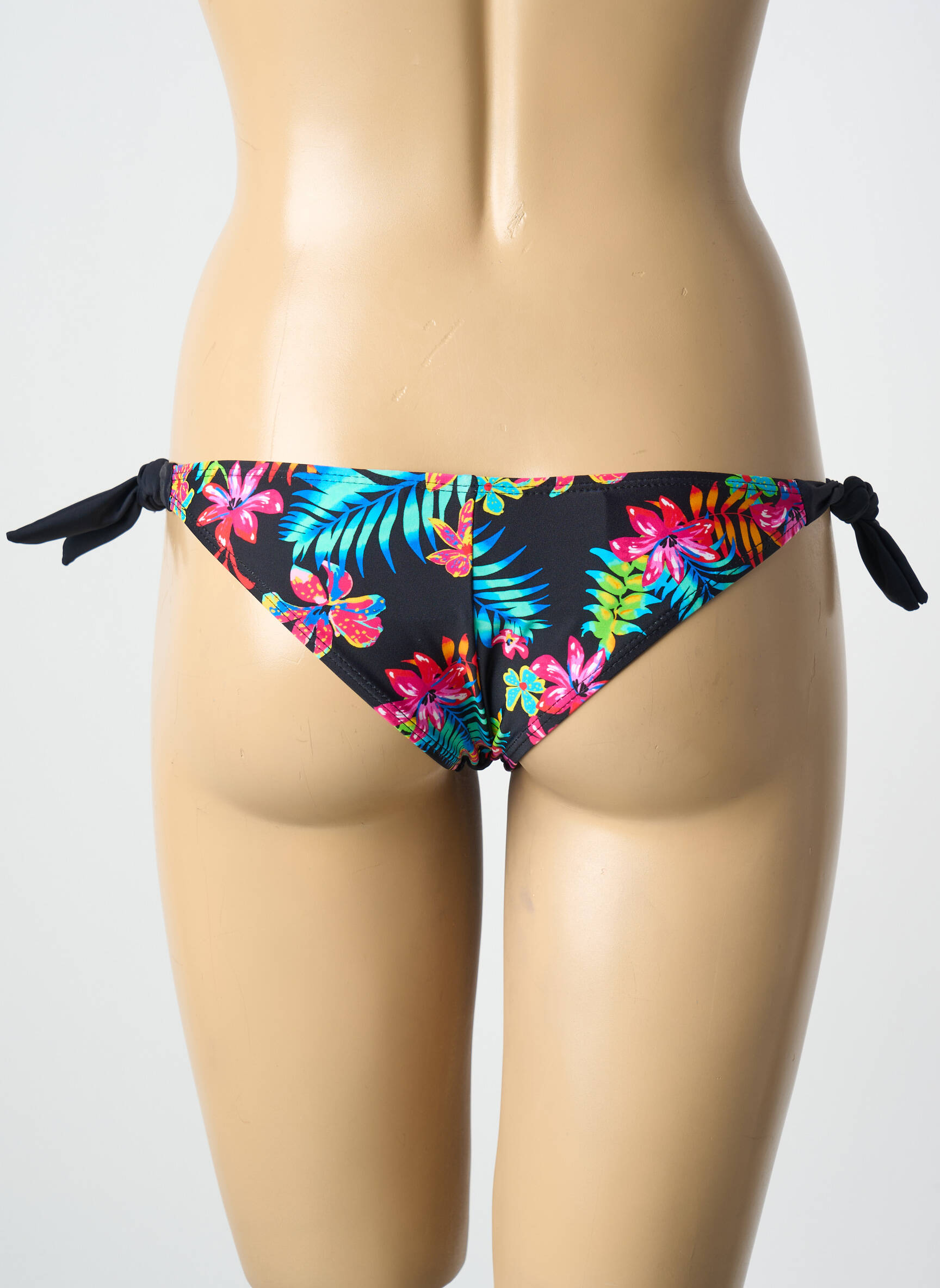 Maudymosi kelnaitės tiesioginis dažymas spausdinimas bikini juodas SUN PROJECT moteris