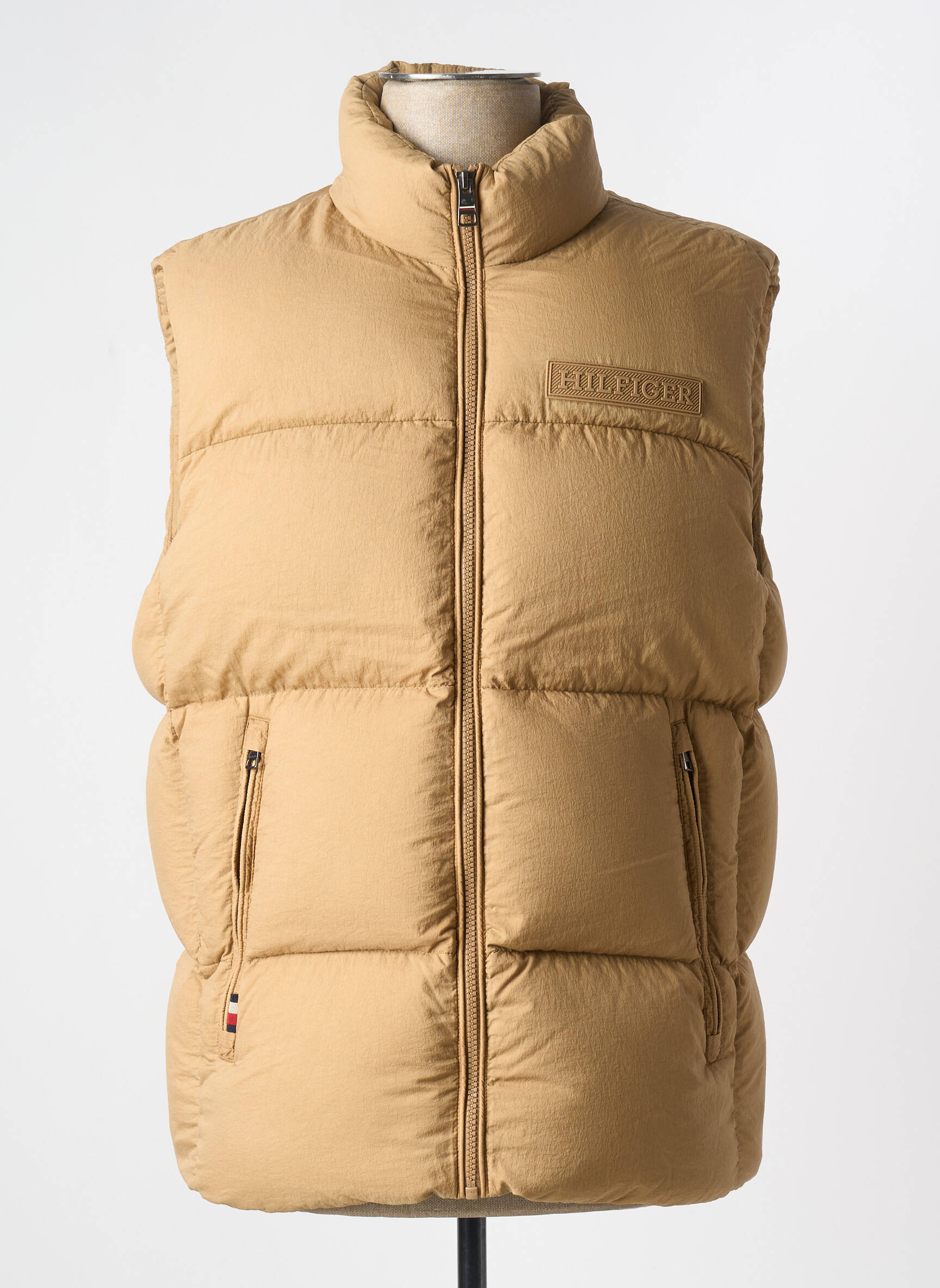 Pūkinė striukė kišenės be gobtuvų bežinis TOMMY HILFIGER vyras