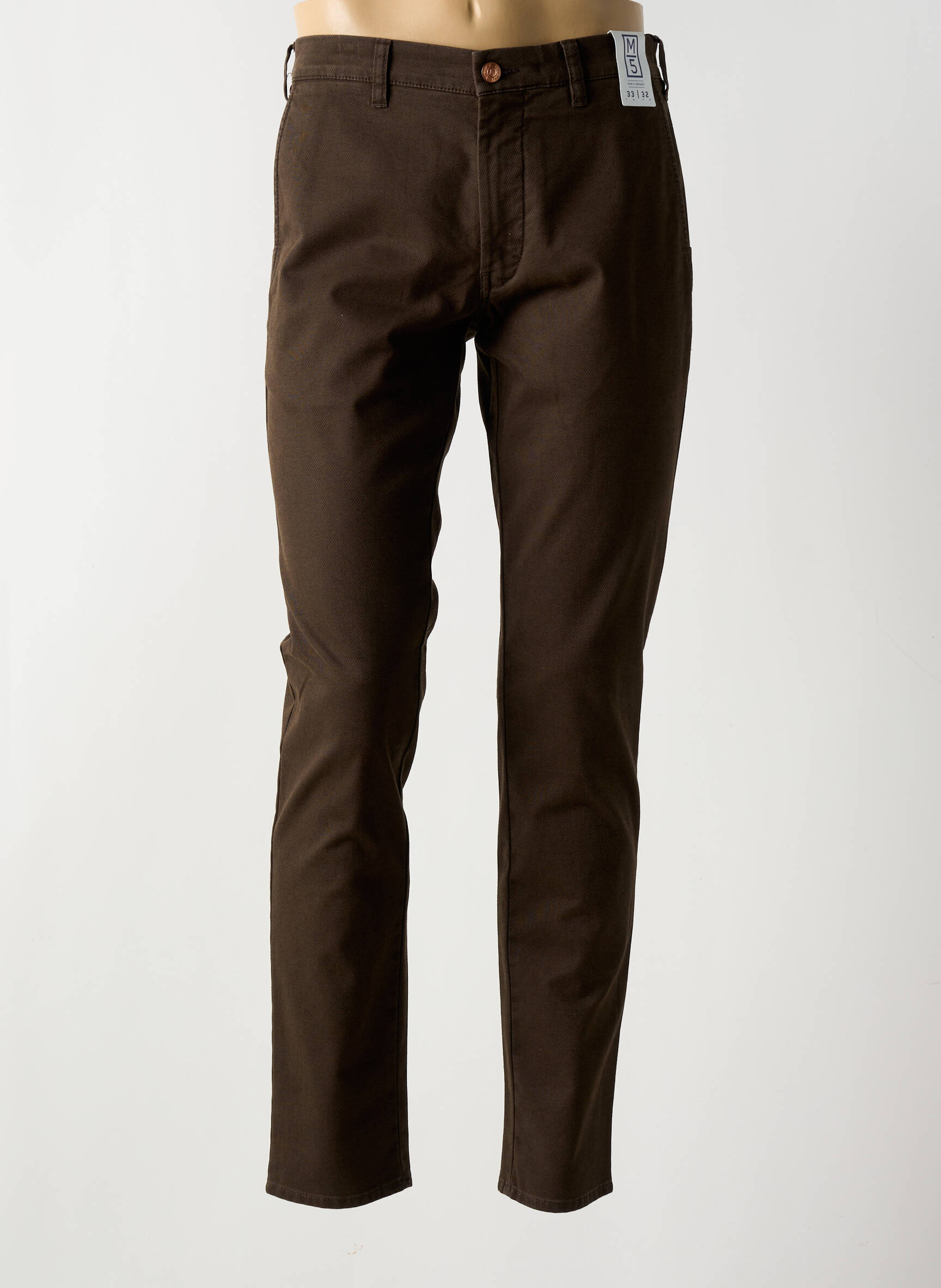Chino kelnė chinamas audinys normala dydis rudas M5 BY MEYER vyras