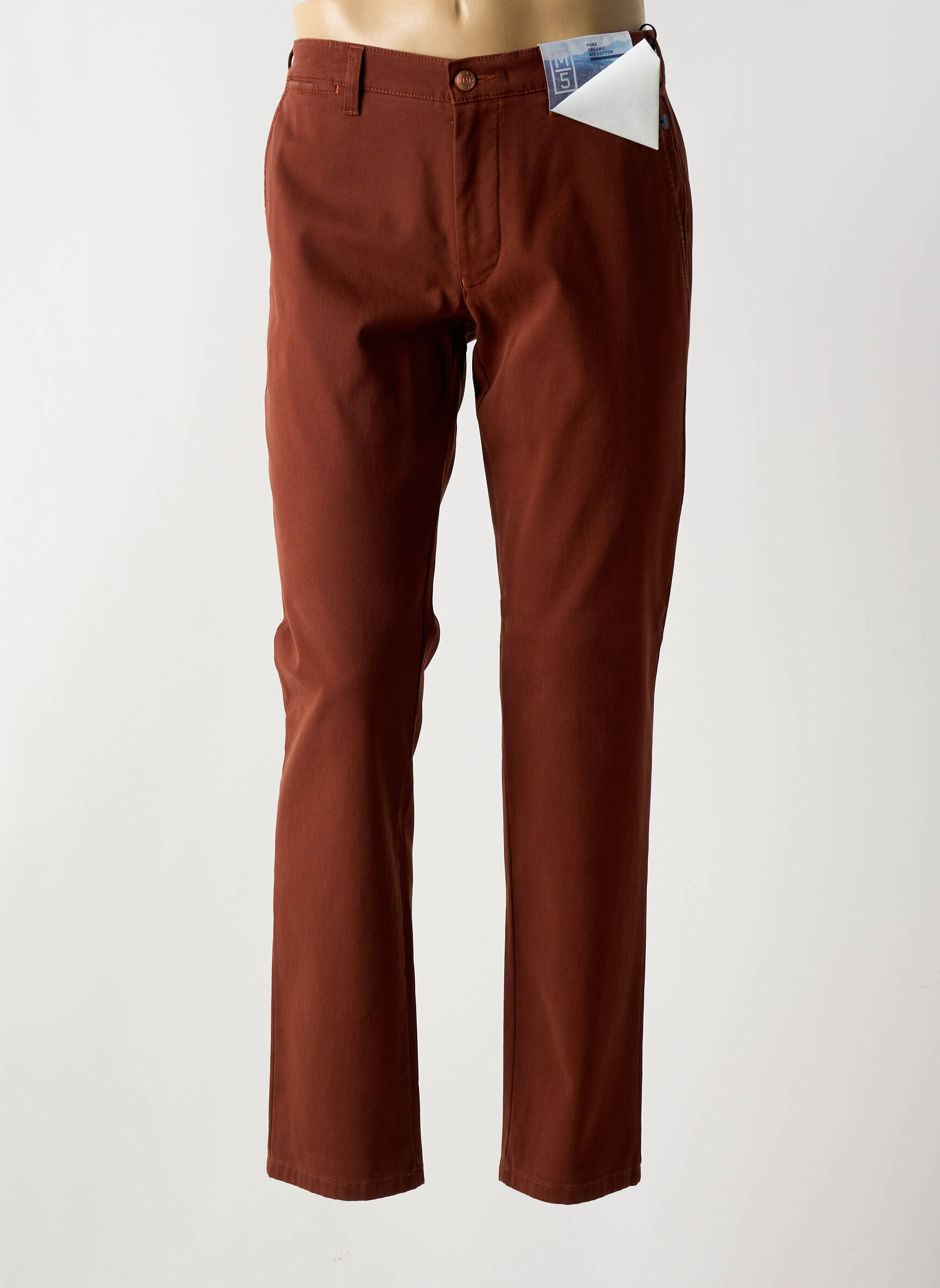 Chino kelnė chinamas audinys normala dydis rudas M5 BY MEYER vyras