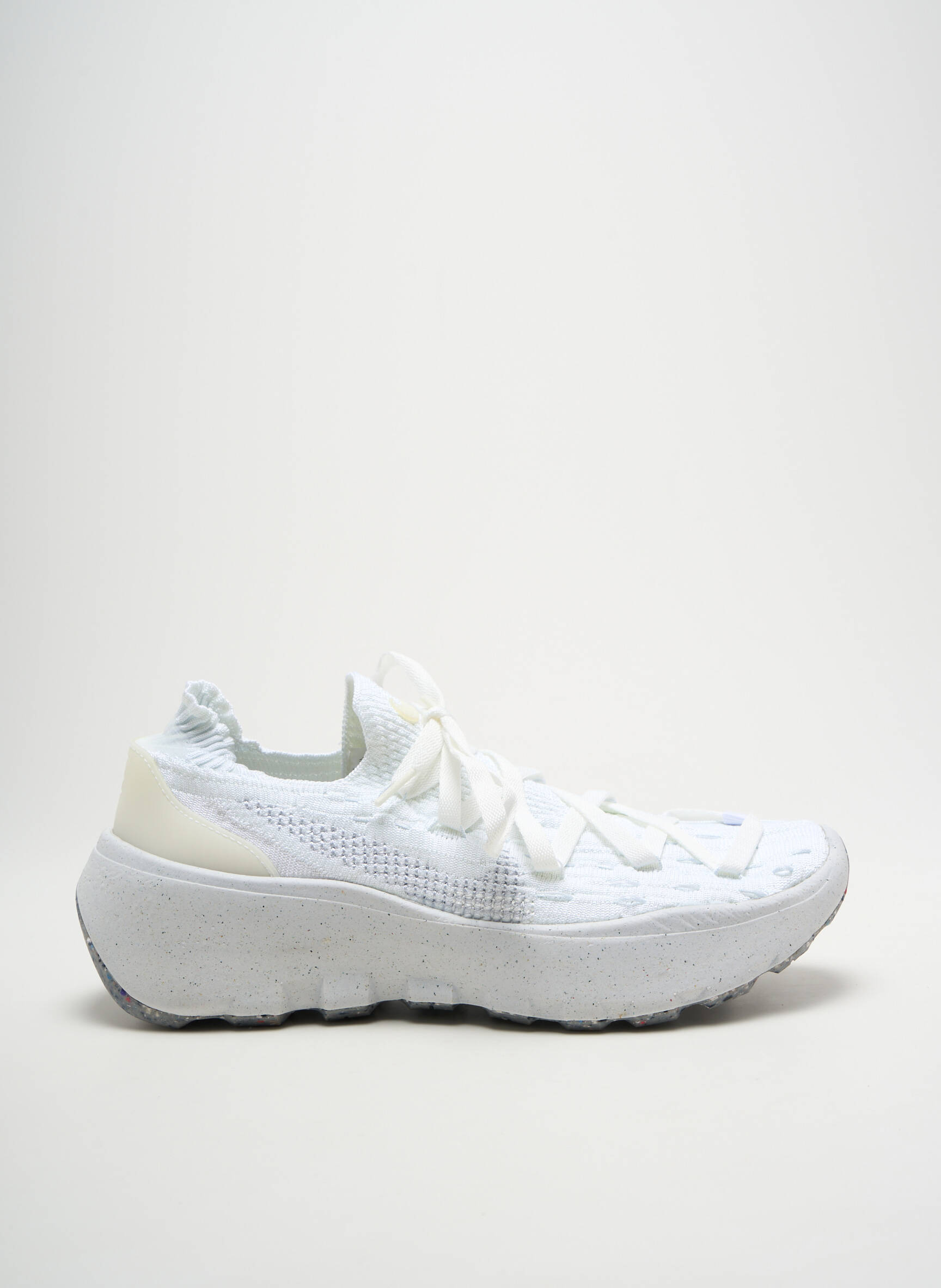 Bėgimo bateliai apvalus mygtukas kulnas nuo 4 iki 6 cm baltas NIKE moteris