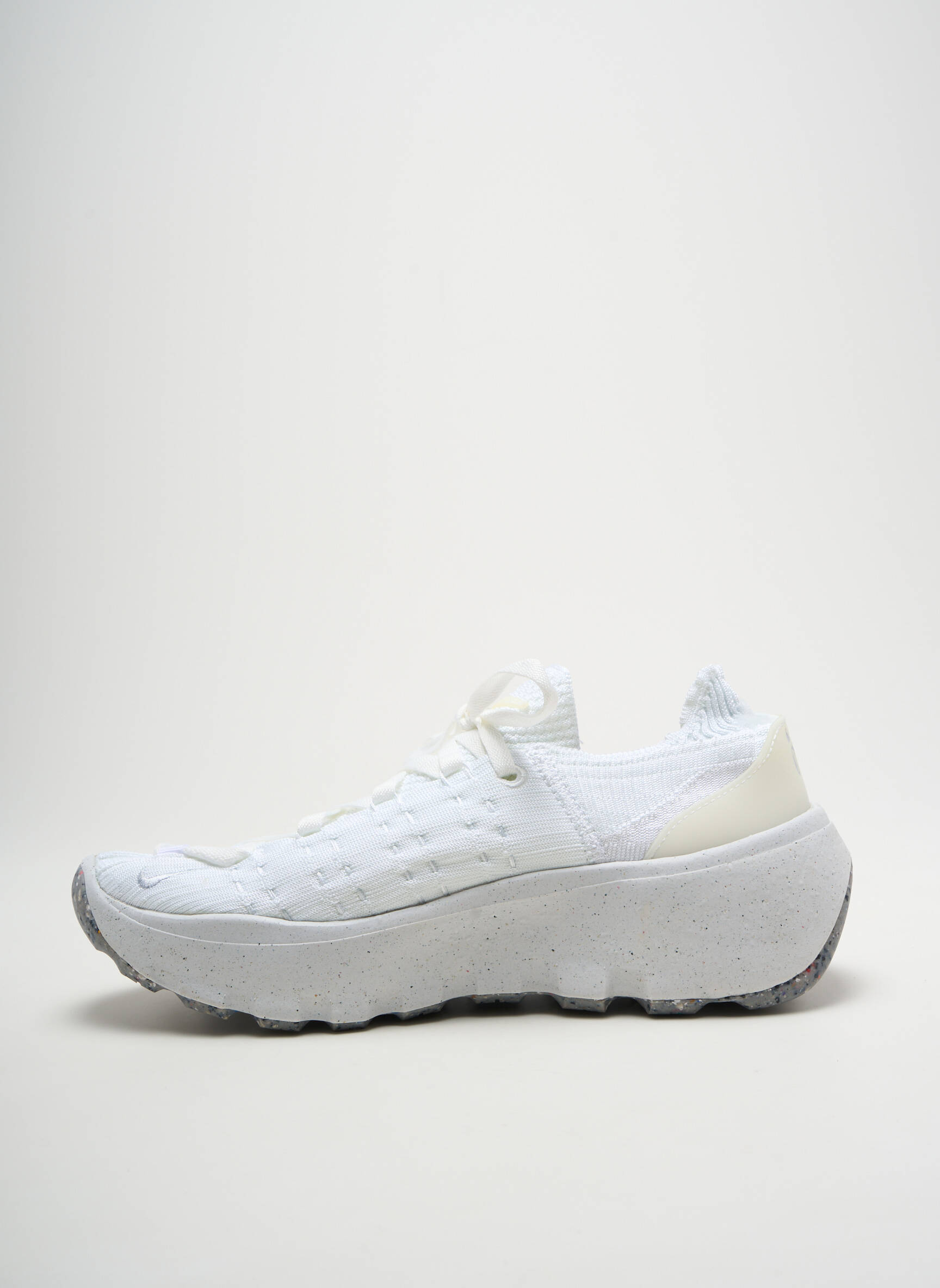 Bėgimo bateliai apvalus mygtukas kulnas nuo 4 iki 6 cm baltas NIKE moteris