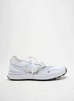 Bėgimo bateliai apvalus mygtukas plokščias kulnas iki 3 cm baltas NIKE moteris