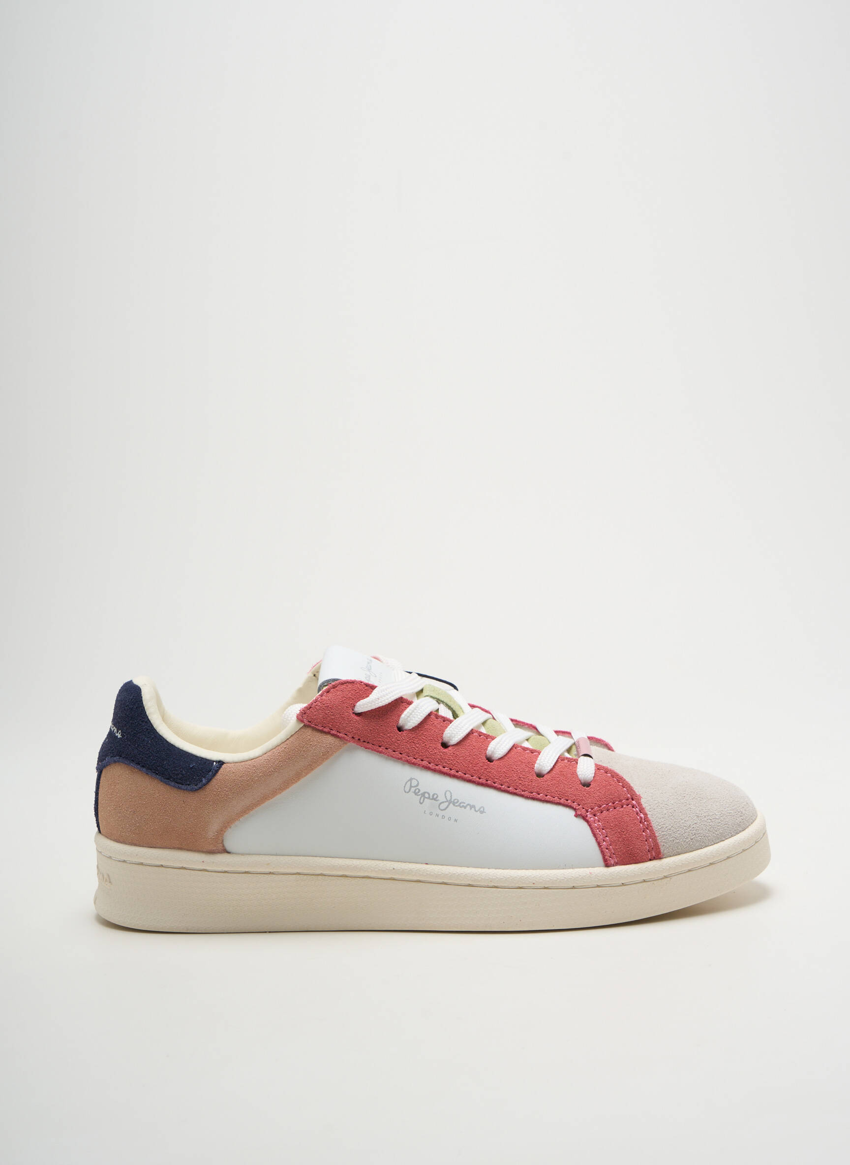 Bėgimo bateliai apvalus mygtukas plokščias kulnas iki 3 cm baltas PEPE JEANS moteris