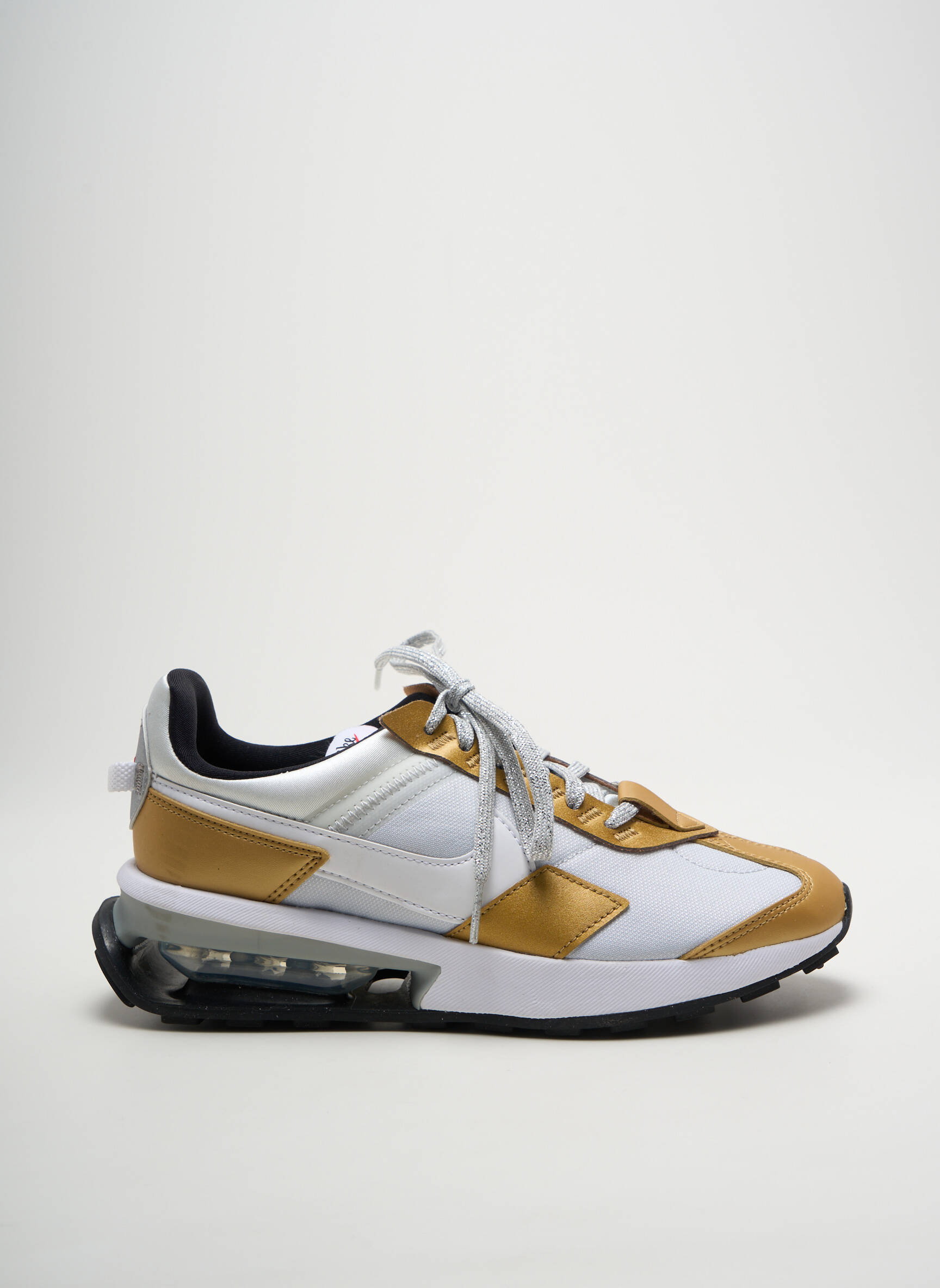 Bėgimo bateliai satino audinys kulnas nuo 4 iki 6 cm auksas NIKE moteris