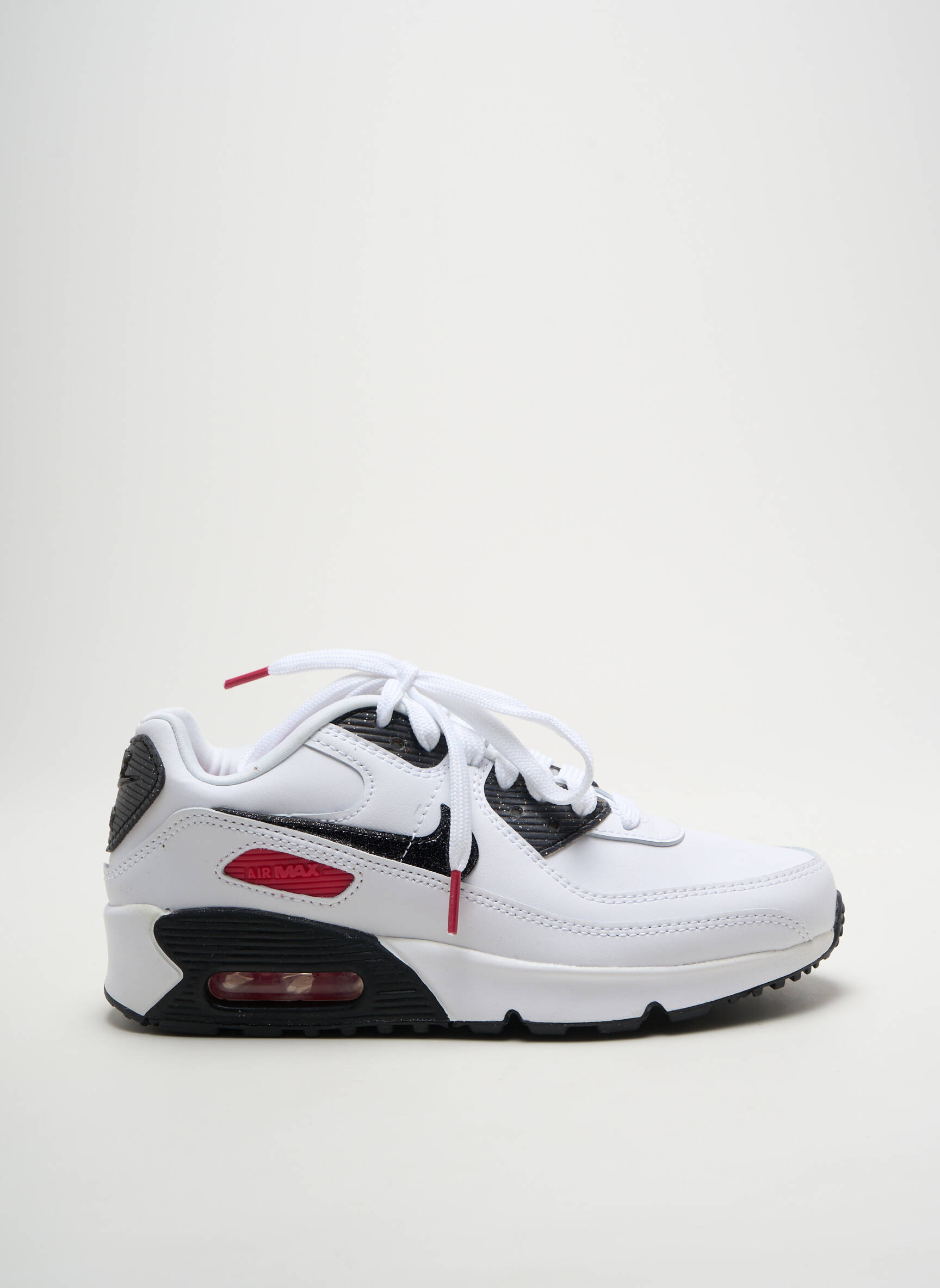 Bėgimo bateliai blizgučių audimas, blizgus audimas kulnas nuo 4 iki 6 cm baltas NIKE moteris