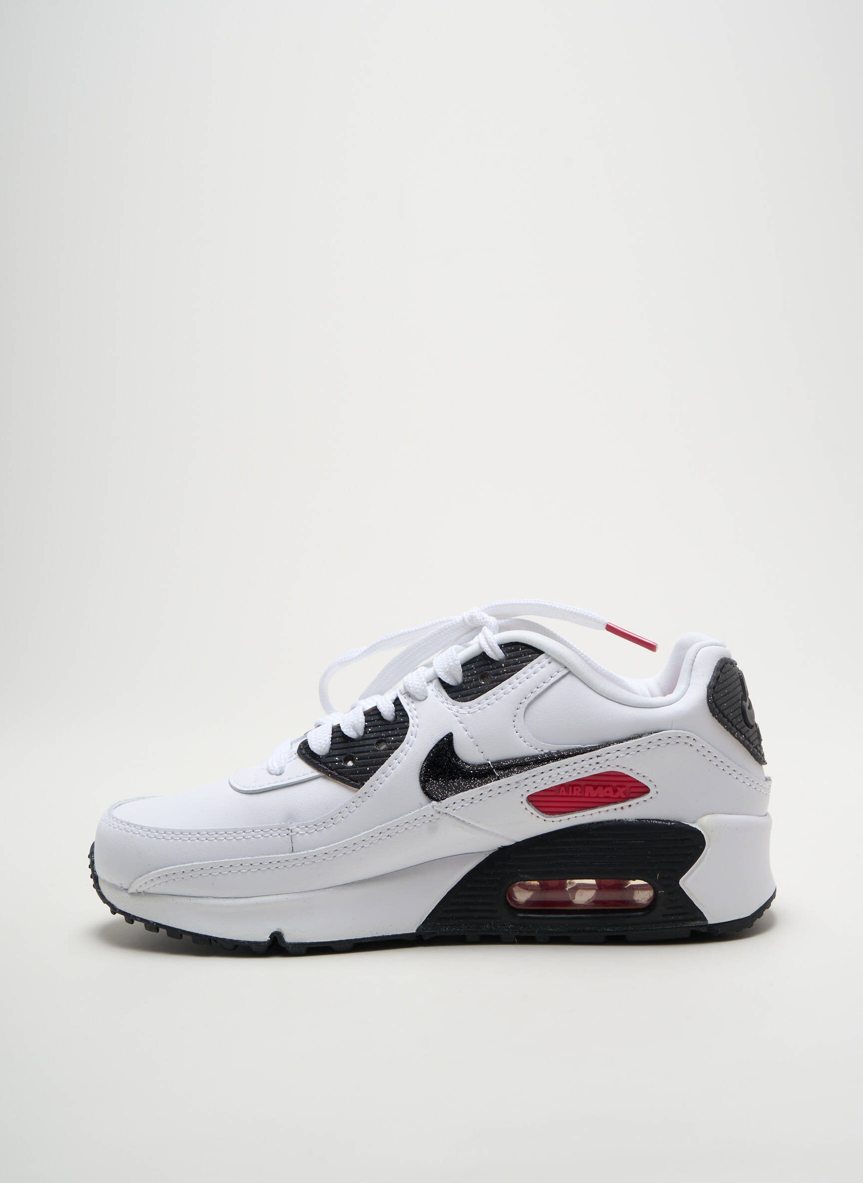 Bėgimo bateliai blizgučių audimas, blizgus audimas kulnas nuo 4 iki 6 cm baltas NIKE moteris