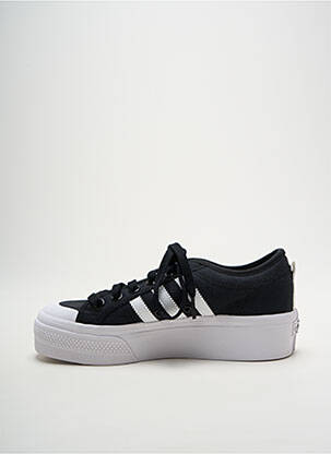 Bėgimo bateliai platforma plokščias kulnas iki 3 cm juodas ADIDAS moteris