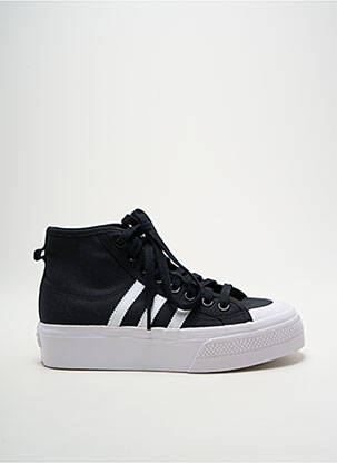 Bėgimo bateliai platforma plokščias kulnas iki 3 cm juodas ADIDAS moteris