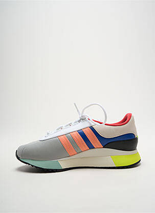 Bėgimo bateliai satino audinys plokščias kulnas iki 3 cm pilka ADIDAS moteris