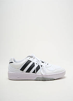 Bėgimo bateliai apvalus mygtukas apvalus mygtukas baltas ADIDAS vaikas