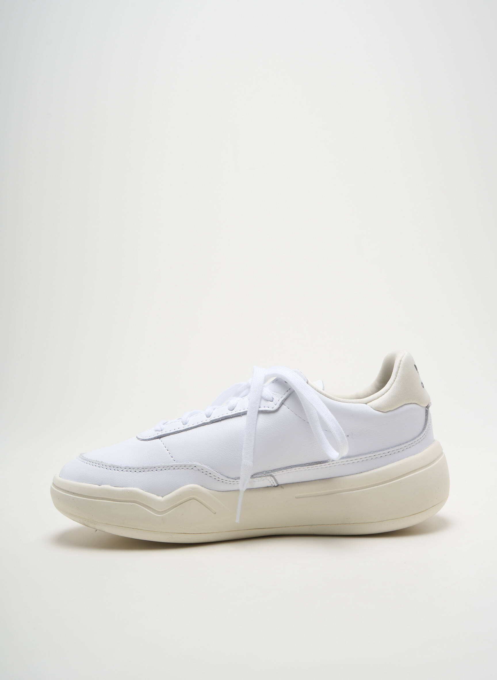 Bėgimo bateliai apvalus mygtukas kulnas nuo 4 iki 6 cm baltas ADIDAS moteris
