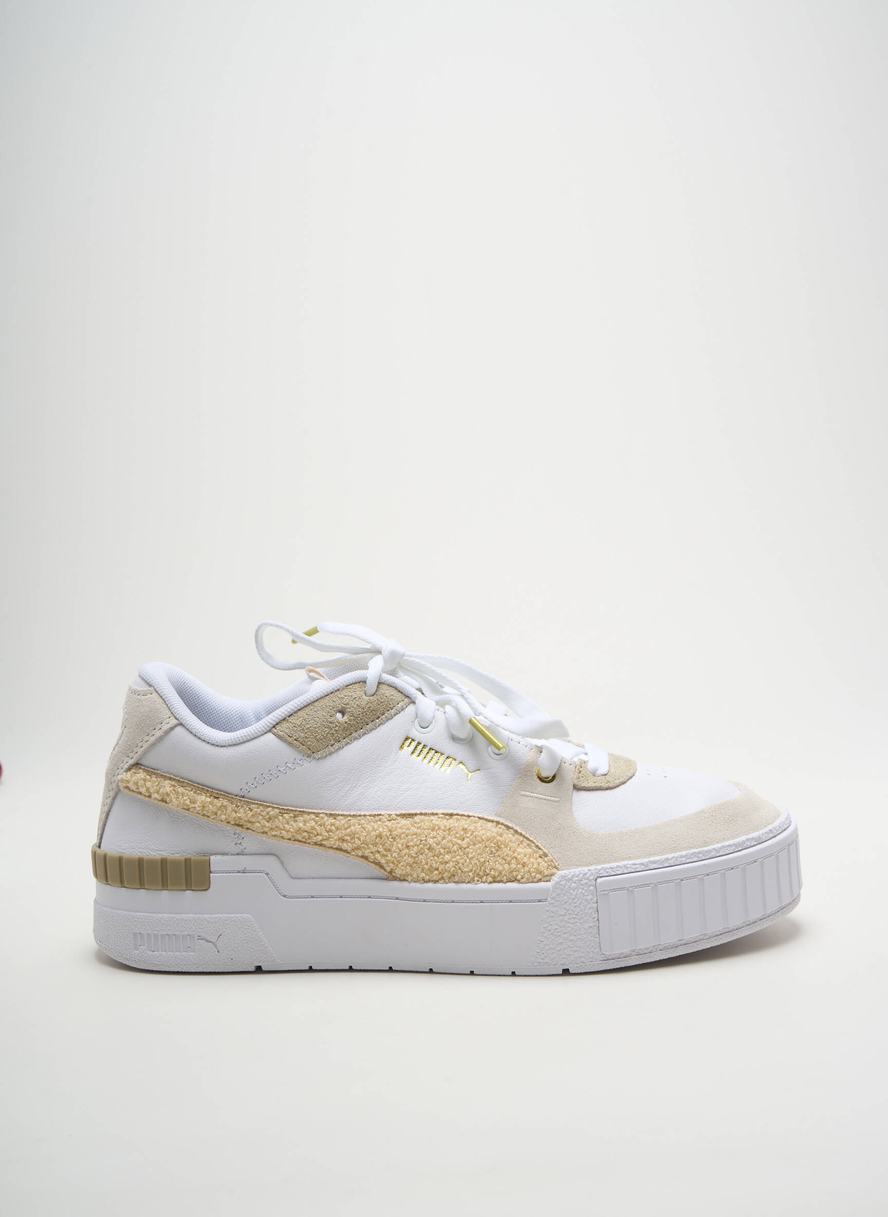 Bėgimo bateliai apvalus mygtukas kulnas nuo 4 iki 6 cm baltas PUMA moteris