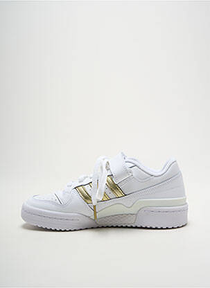 Bėgimo bateliai satino audinys plokščias kulnas iki 3 cm baltas ADIDAS moteris