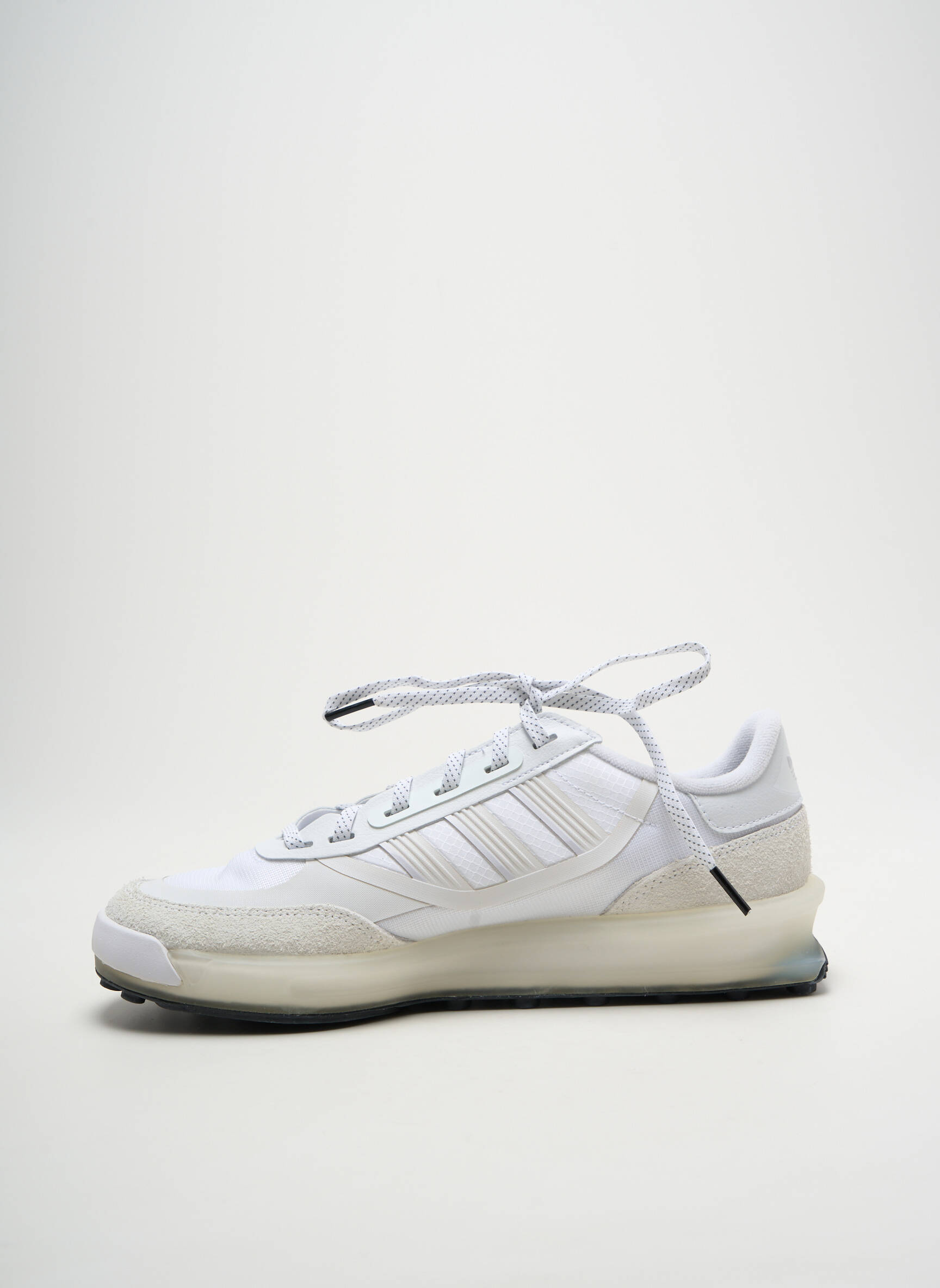 Bėgimo bateliai apvalus mygtukas apvalus mygtukas baltas ADIDAS vyras