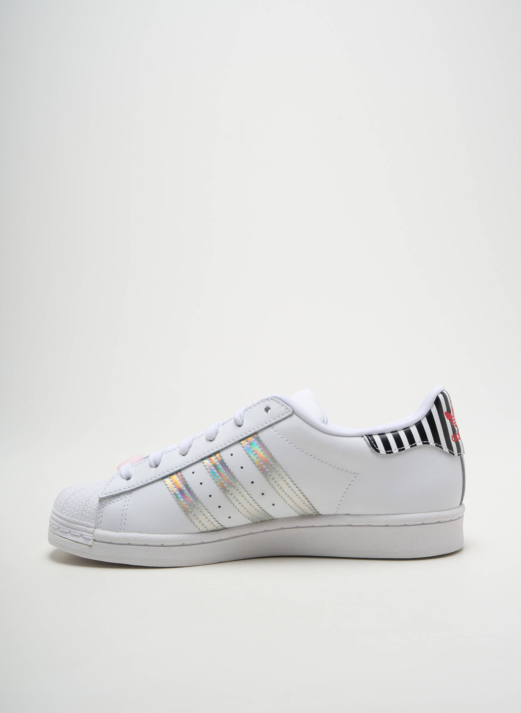 Bėgimo bateliai satino audinys plokščias kulnas iki 3 cm baltas ADIDAS moteris