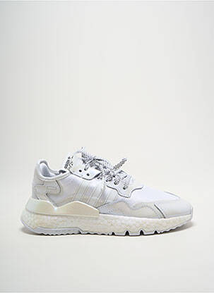 Bėgimo bateliai satino audinys kulnas nuo 4 iki 6 cm baltas ADIDAS moteris