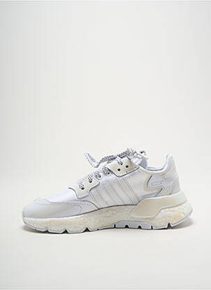 Bėgimo bateliai satino audinys kulnas nuo 4 iki 6 cm baltas ADIDAS moteris