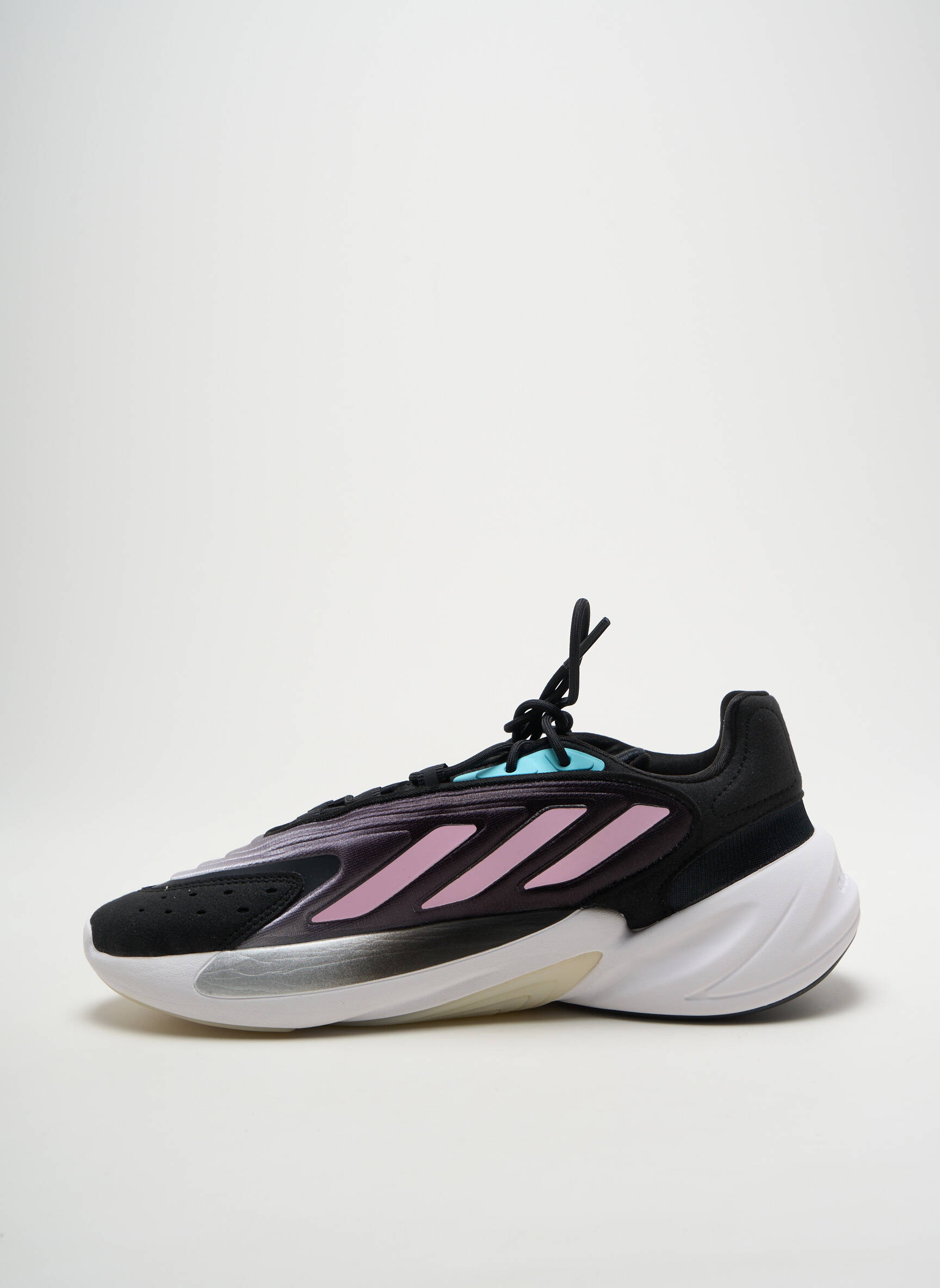 Bėgimo bateliai satino audinys kulnas nuo 4 iki 6 cm juodas ADIDAS moteris