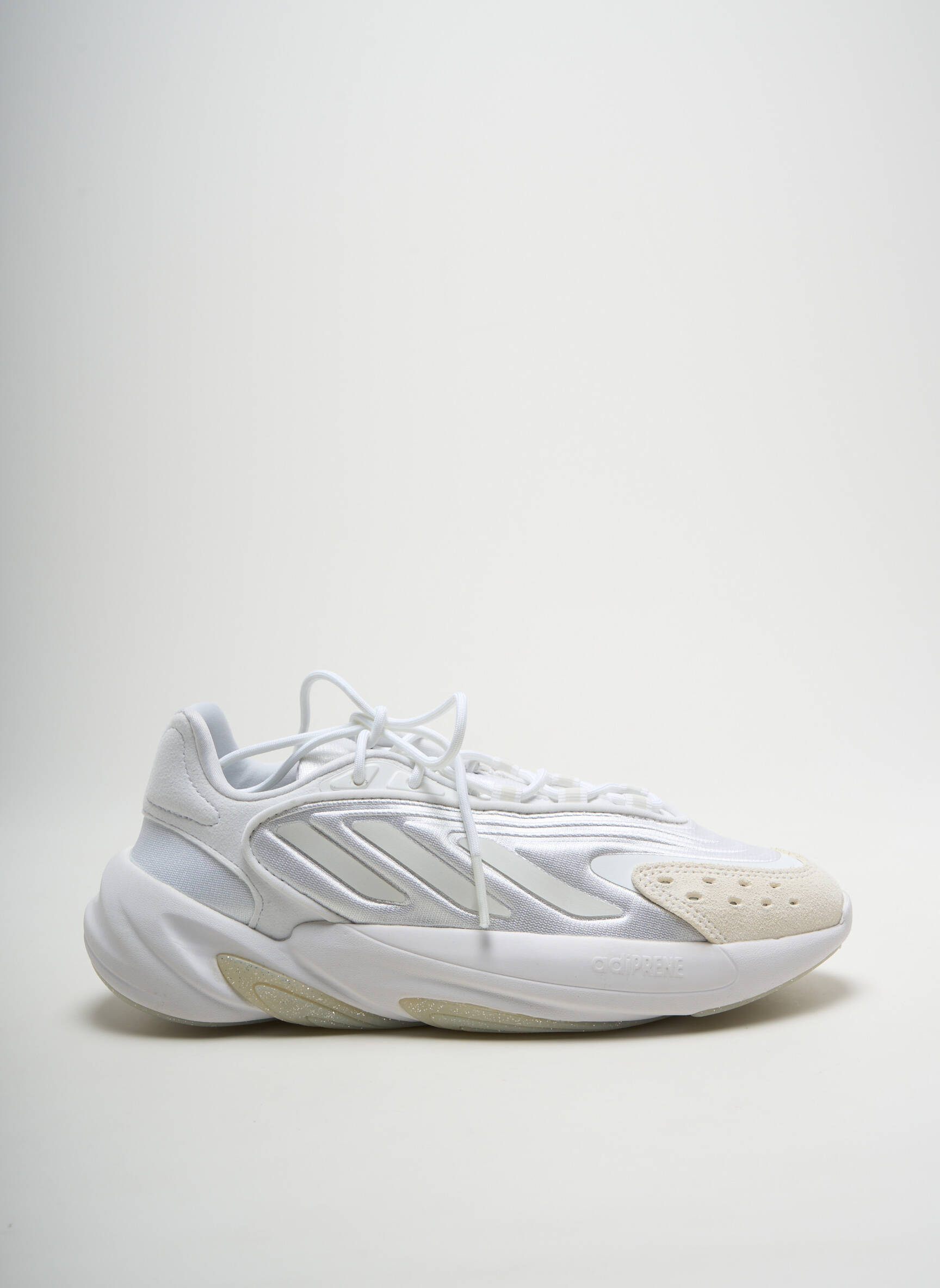 Bėgimo bateliai satino audinys kulnas nuo 4 iki 6 cm baltas ADIDAS moteris