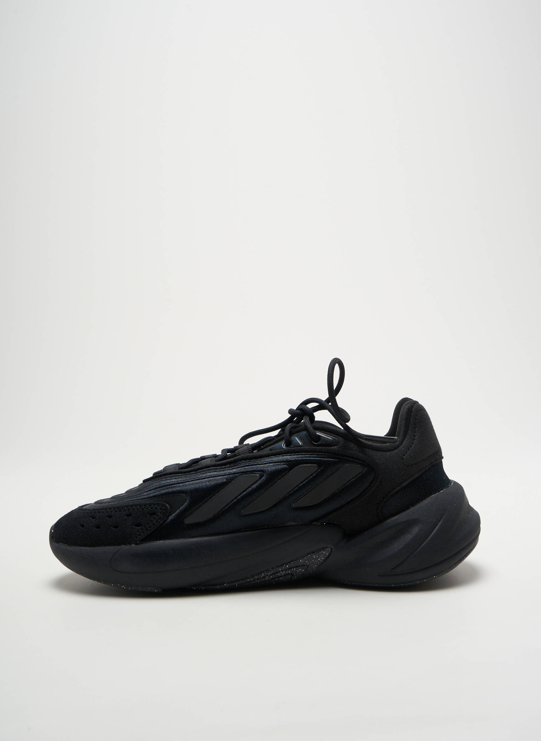 Bėgimo bateliai apvalus mygtukas kulnas nuo 4 iki 6 cm juodas ADIDAS moteris