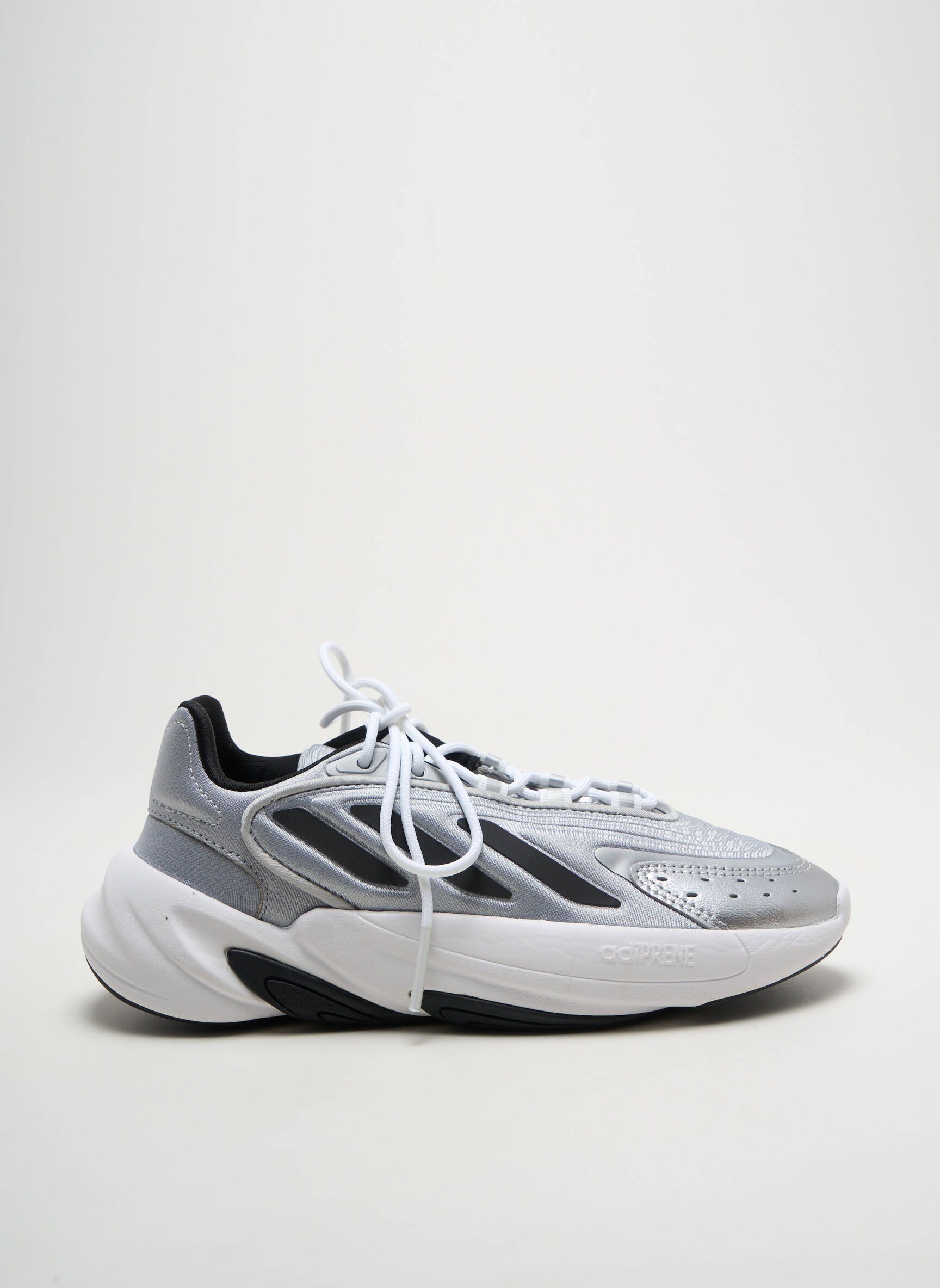 Bėgimo bateliai satino audinys kulnas nuo 4 iki 6 cm sidabrinė ADIDAS moteris
