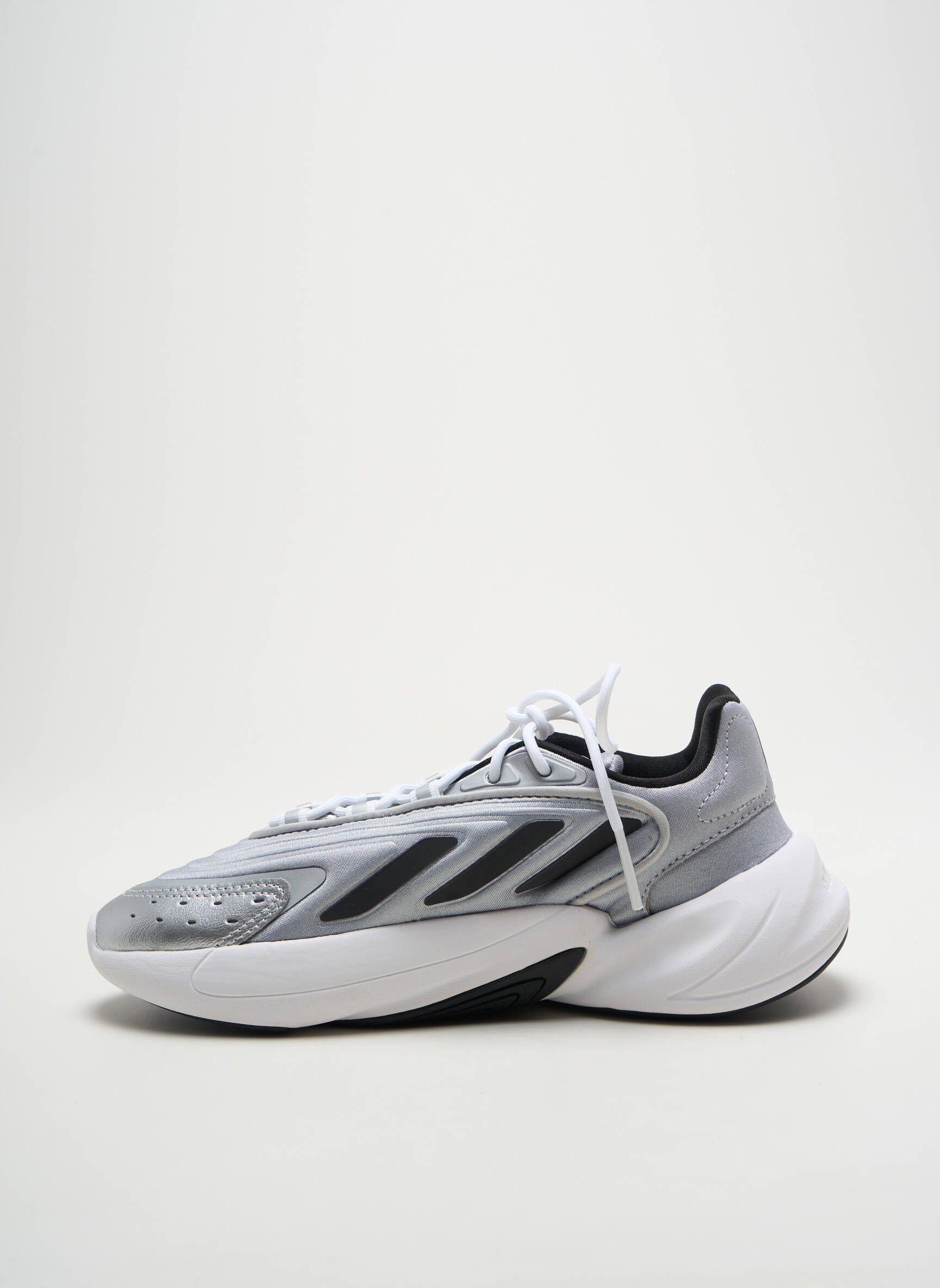 Bėgimo bateliai satino audinys kulnas nuo 4 iki 6 cm sidabrinė ADIDAS moteris