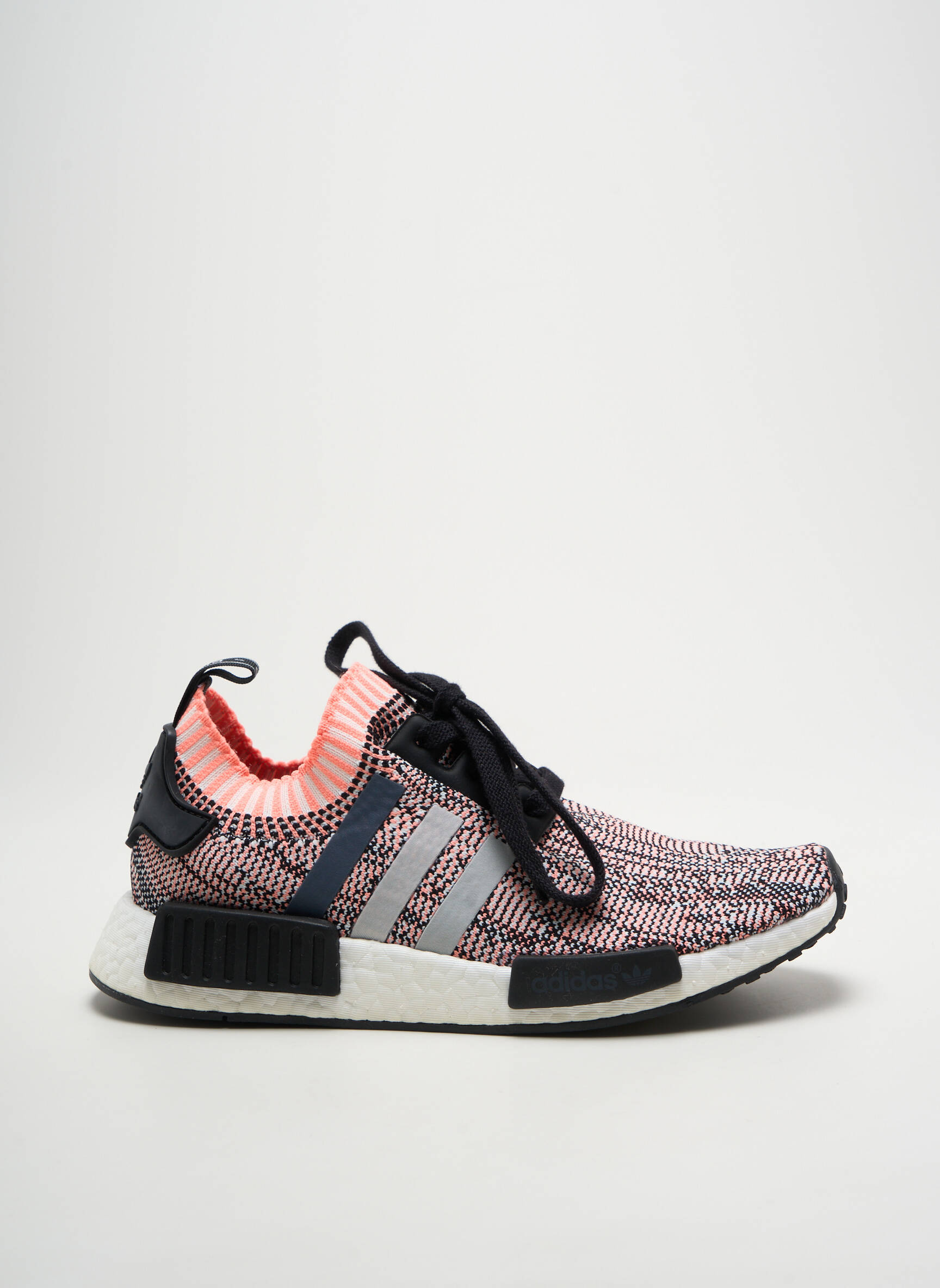Bėgimo bateliai apvalus mygtukas plokščias kulnas iki 3 cm rožinė ADIDAS moteris