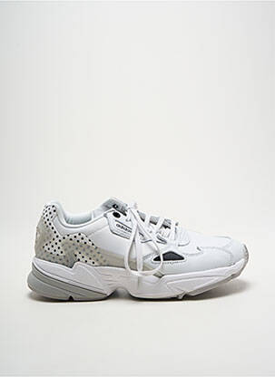 Bėgimo bateliai satino audinys plokščias kulnas iki 3 cm baltas ADIDAS moteris