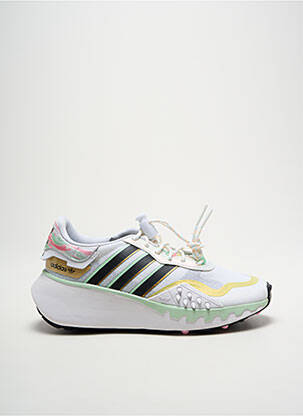 Bėgimo bateliai satino audinys kulnas nuo 4 iki 6 cm baltas ADIDAS moteris