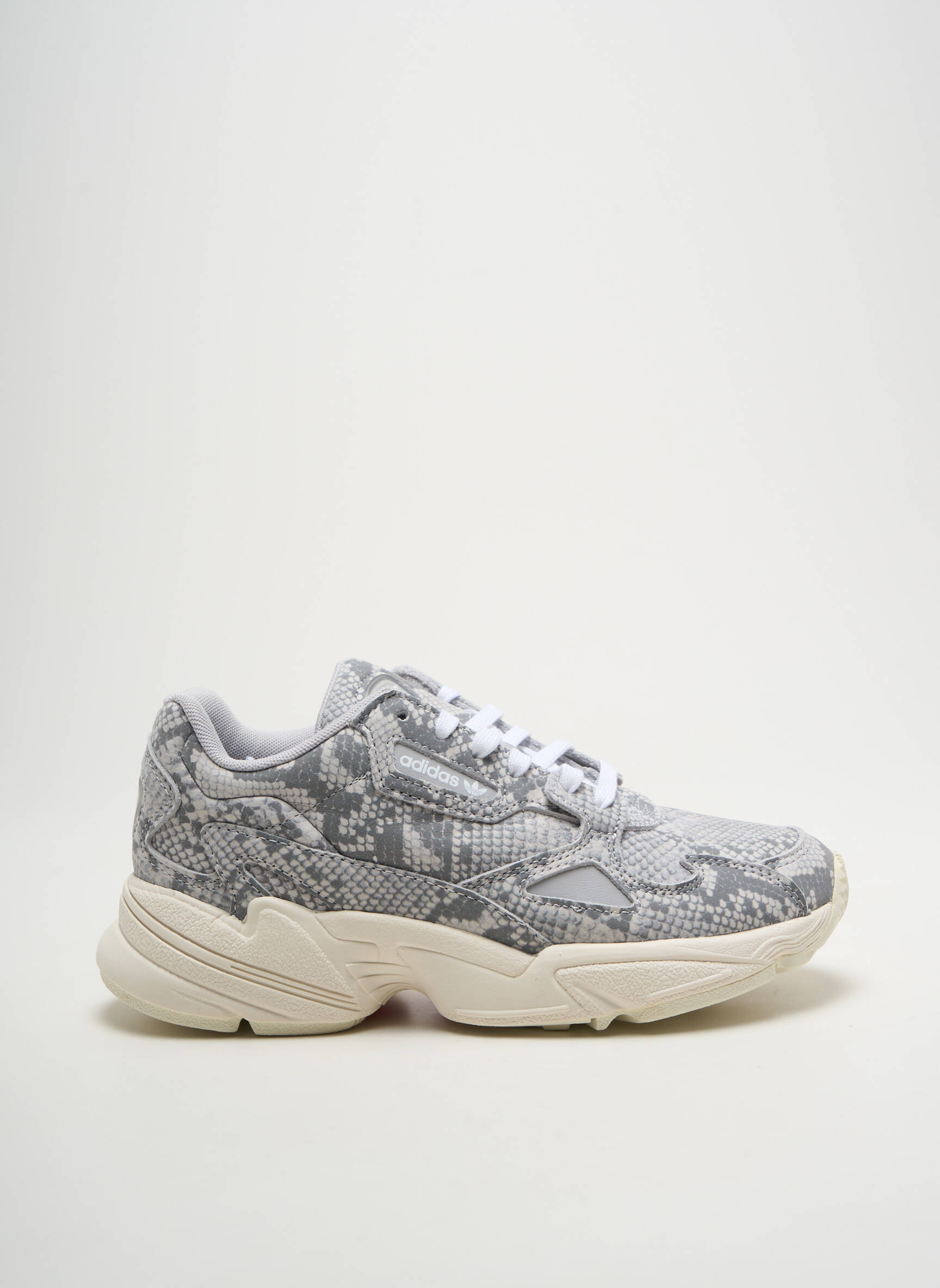 Bėgimo bateliai lygus medžiaga kulnas nuo 4 iki 6 cm pilka ADIDAS moteris