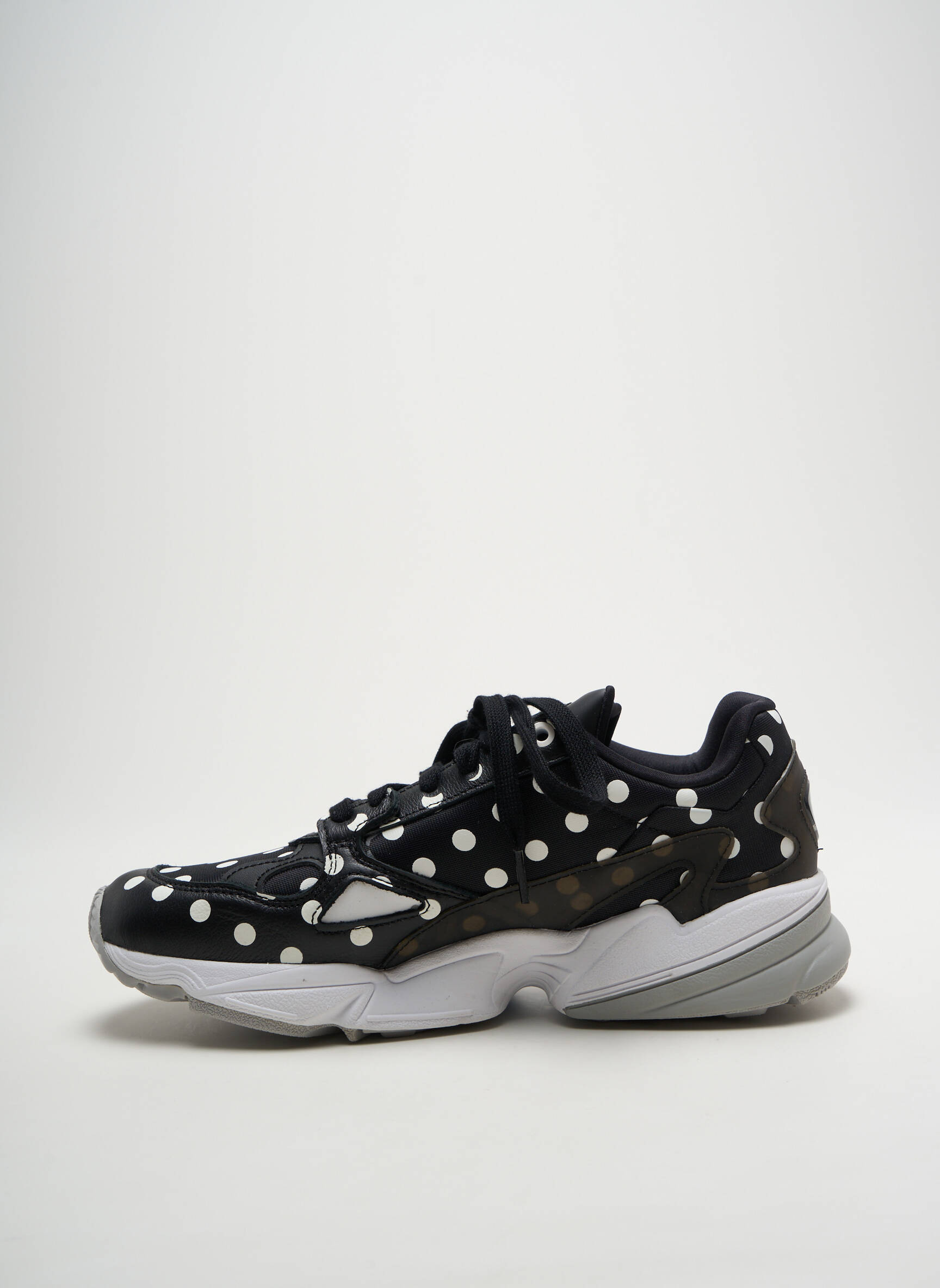 Bėgimo bateliai satino audinys kulnas nuo 4 iki 6 cm juodas ADIDAS moteris