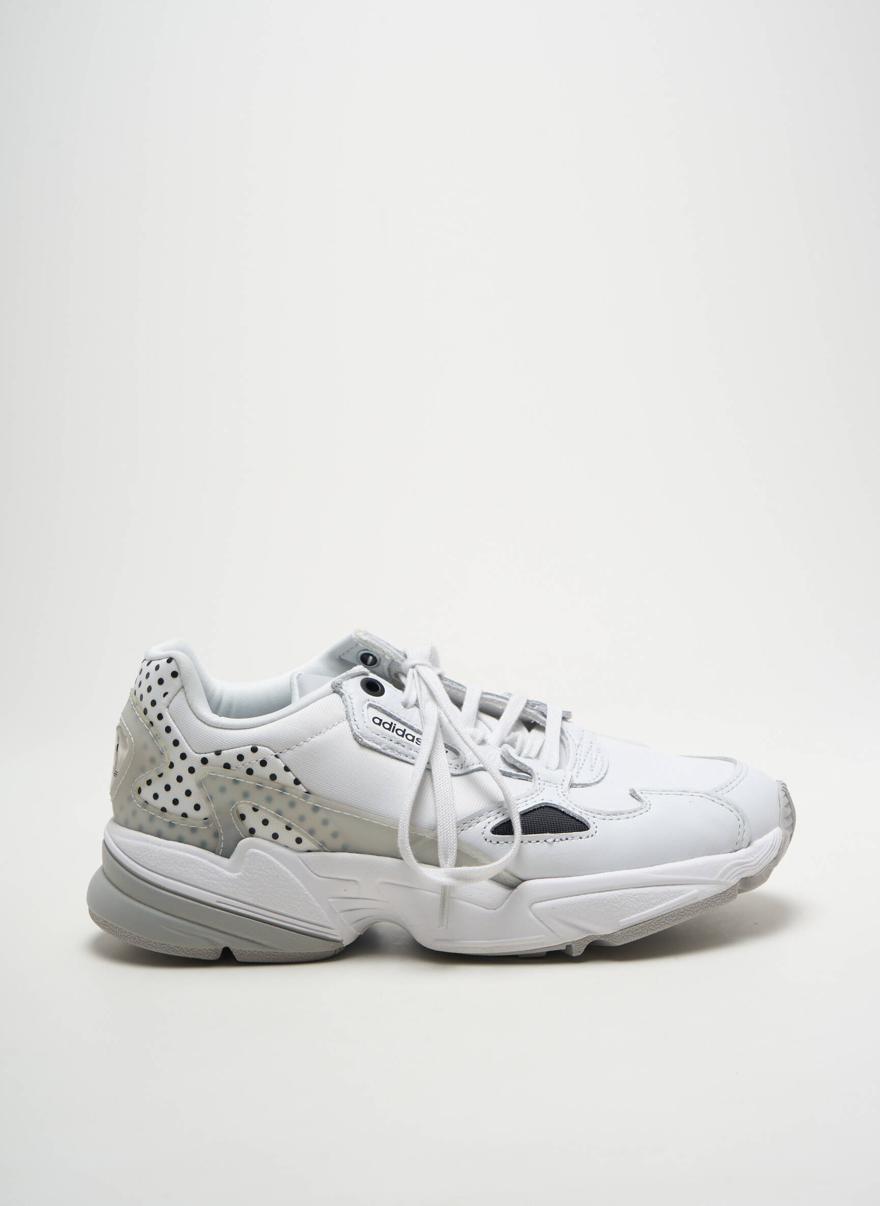 Bėgimo bateliai satino audinys plokščias kulnas iki 3 cm baltas ADIDAS moteris