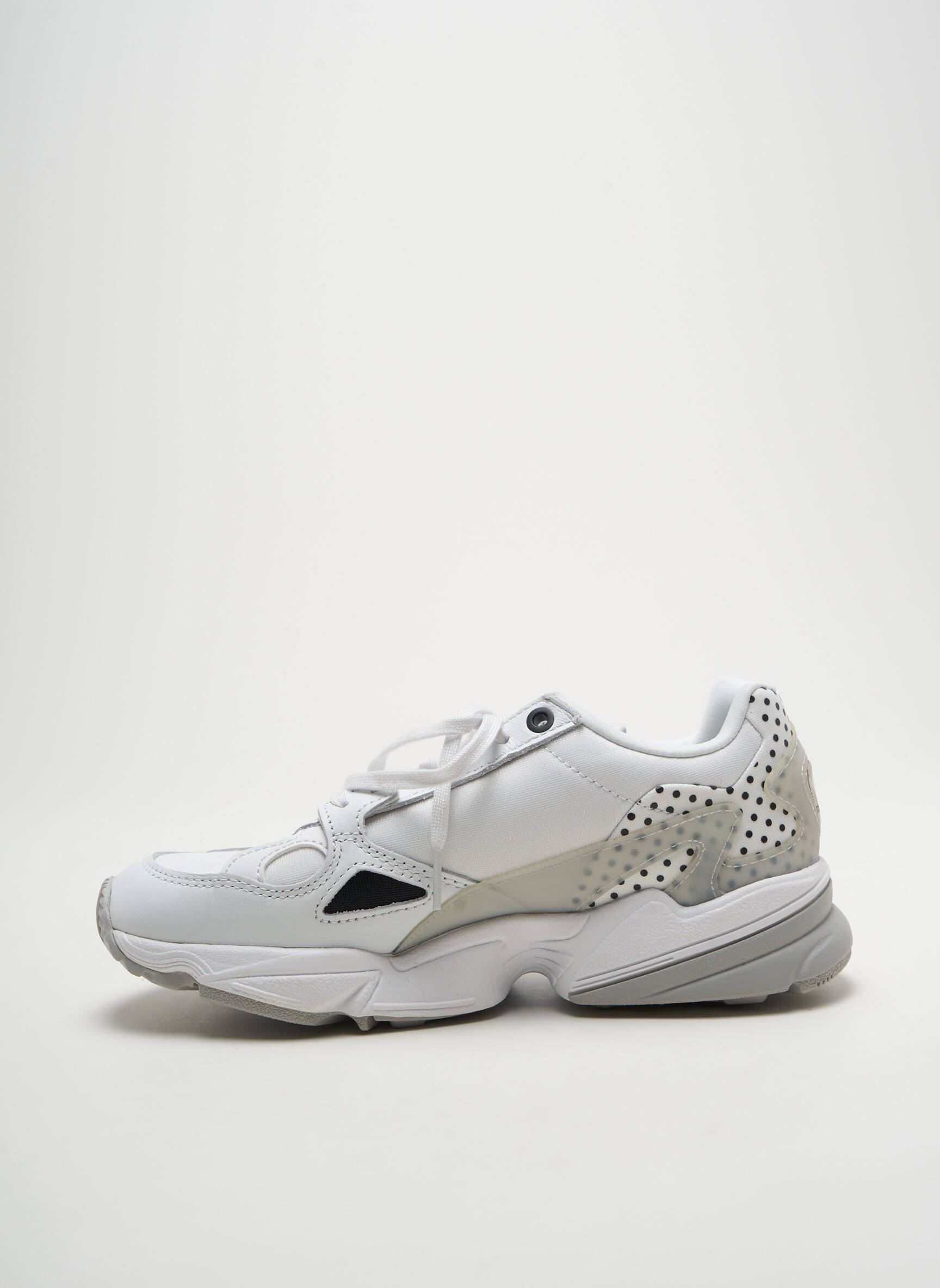 Bėgimo bateliai satino audinys plokščias kulnas iki 3 cm baltas ADIDAS moteris