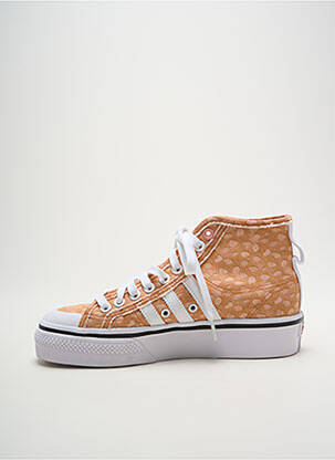 Bėgimo bateliai platforma plokščias kulnas iki 3 cm oranžinė ADIDAS moteris