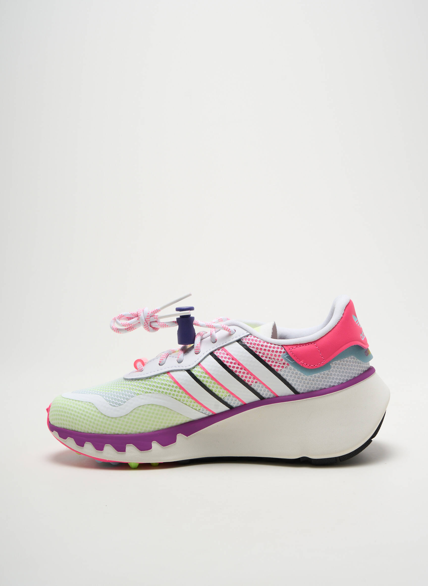 Bėgimo bateliai lygus medžiaga kulnas nuo 4 iki 6 cm rožinė ADIDAS moteris