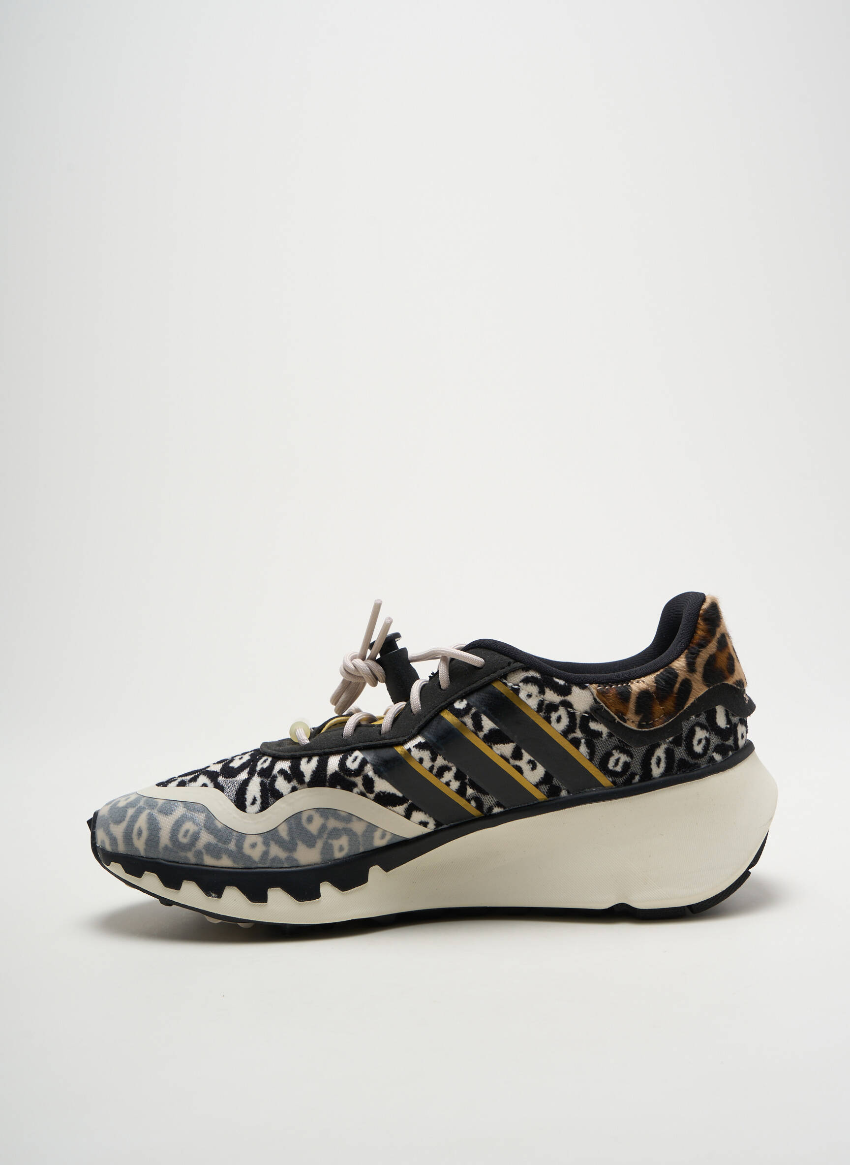 Bėgimo bateliai apvalus mygtukas kulnas nuo 4 iki 6 cm juodas ADIDAS moteris