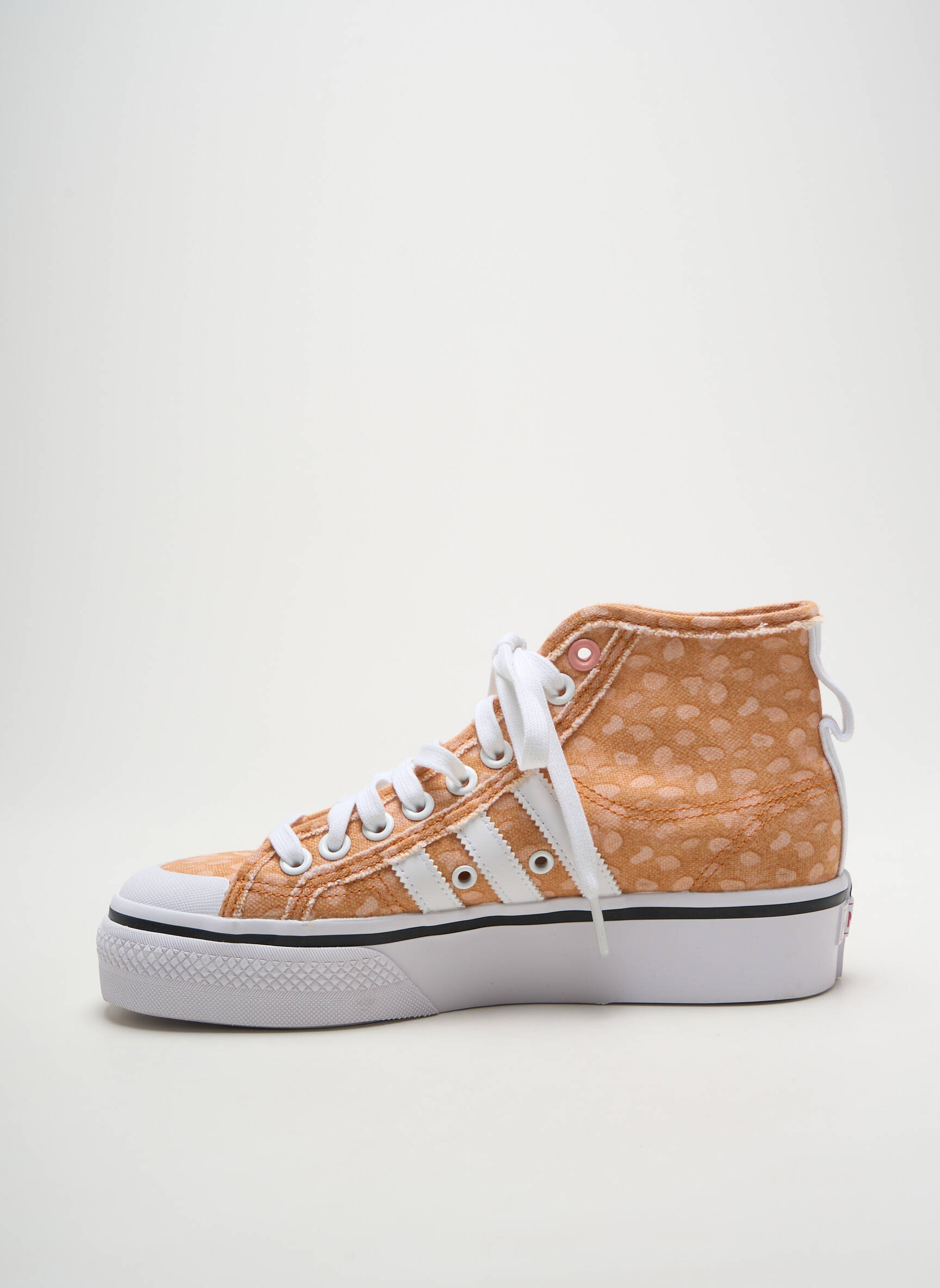 Bėgimo bateliai platforma plokščias kulnas iki 3 cm oranžinė ADIDAS moteris