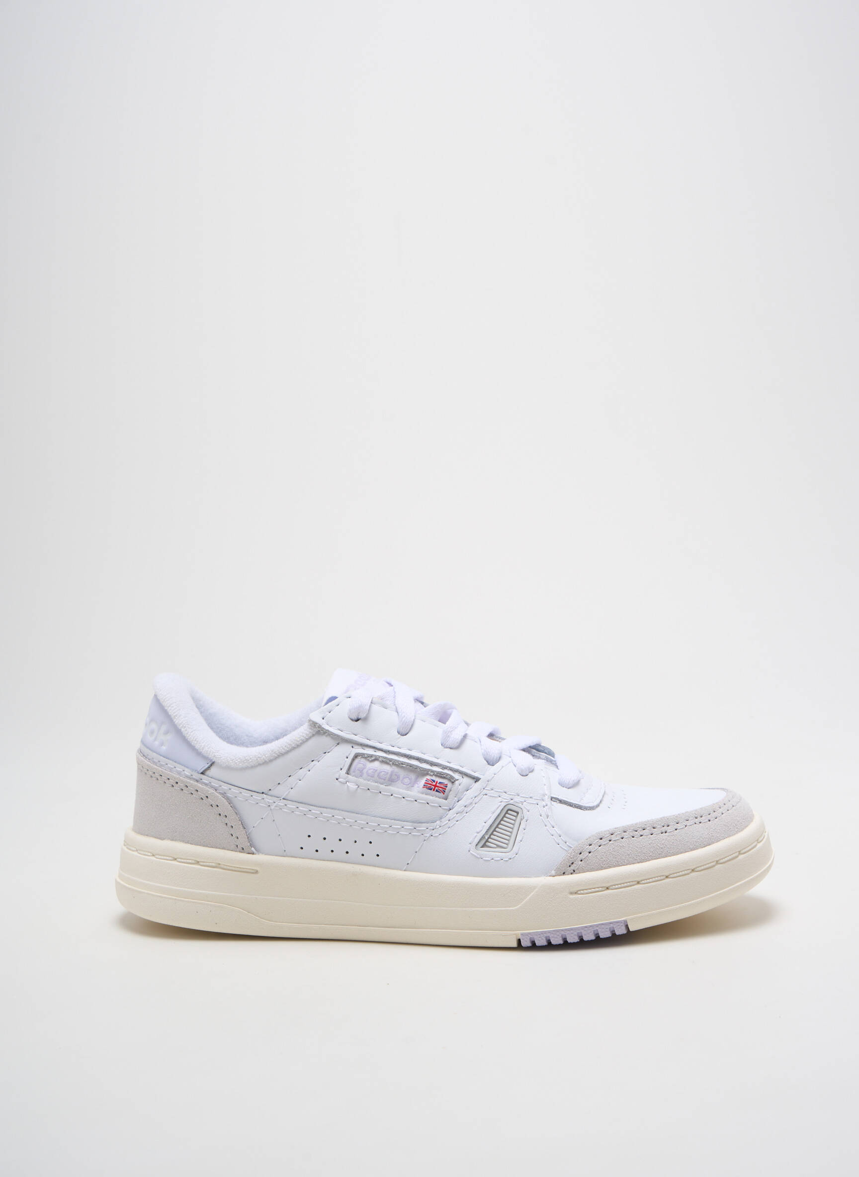 Bėgimo bateliai apvalus mygtukas plokščias kulnas iki 3 cm baltas REEBOK moteris